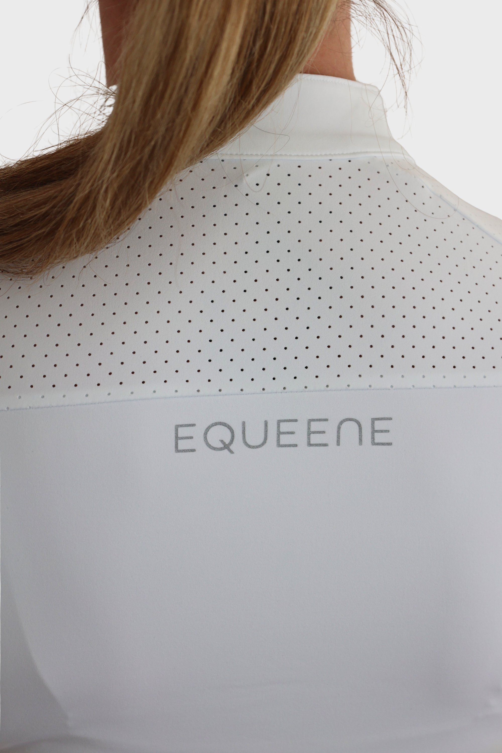 Equeene Nadia Short Sleeved Show Shirt - White