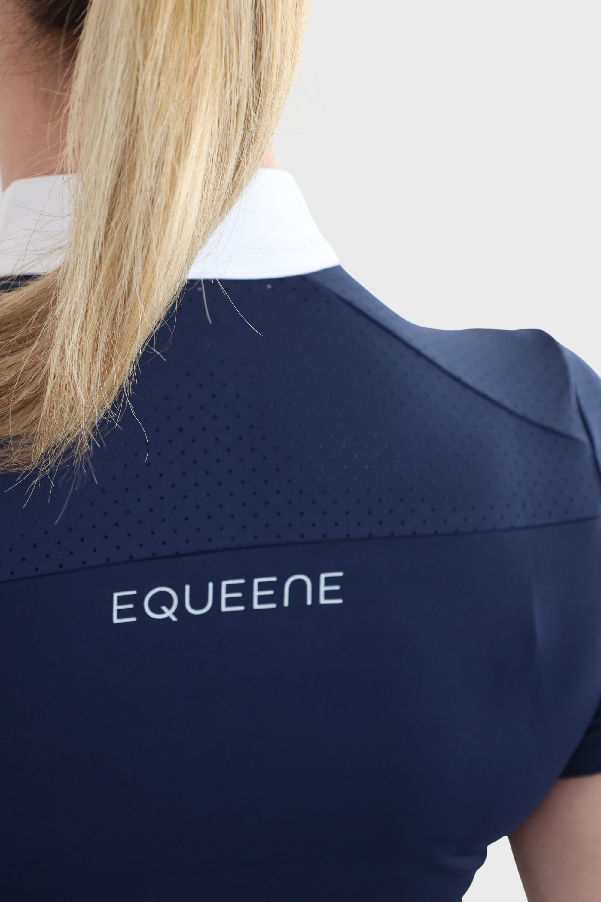 Equeene Nadia Short Sleeved Show Shirt - Navy