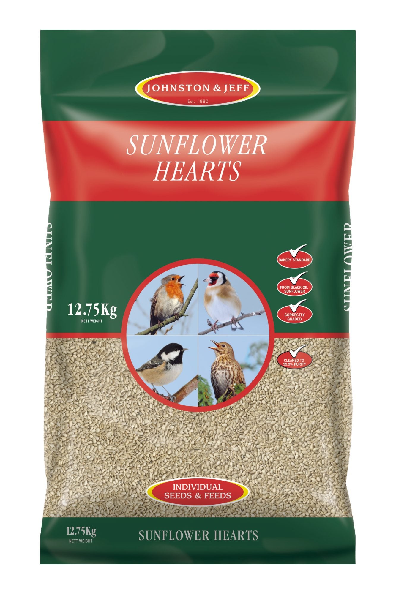Johnston & Jeff Sunflower Hearts 12.75kg