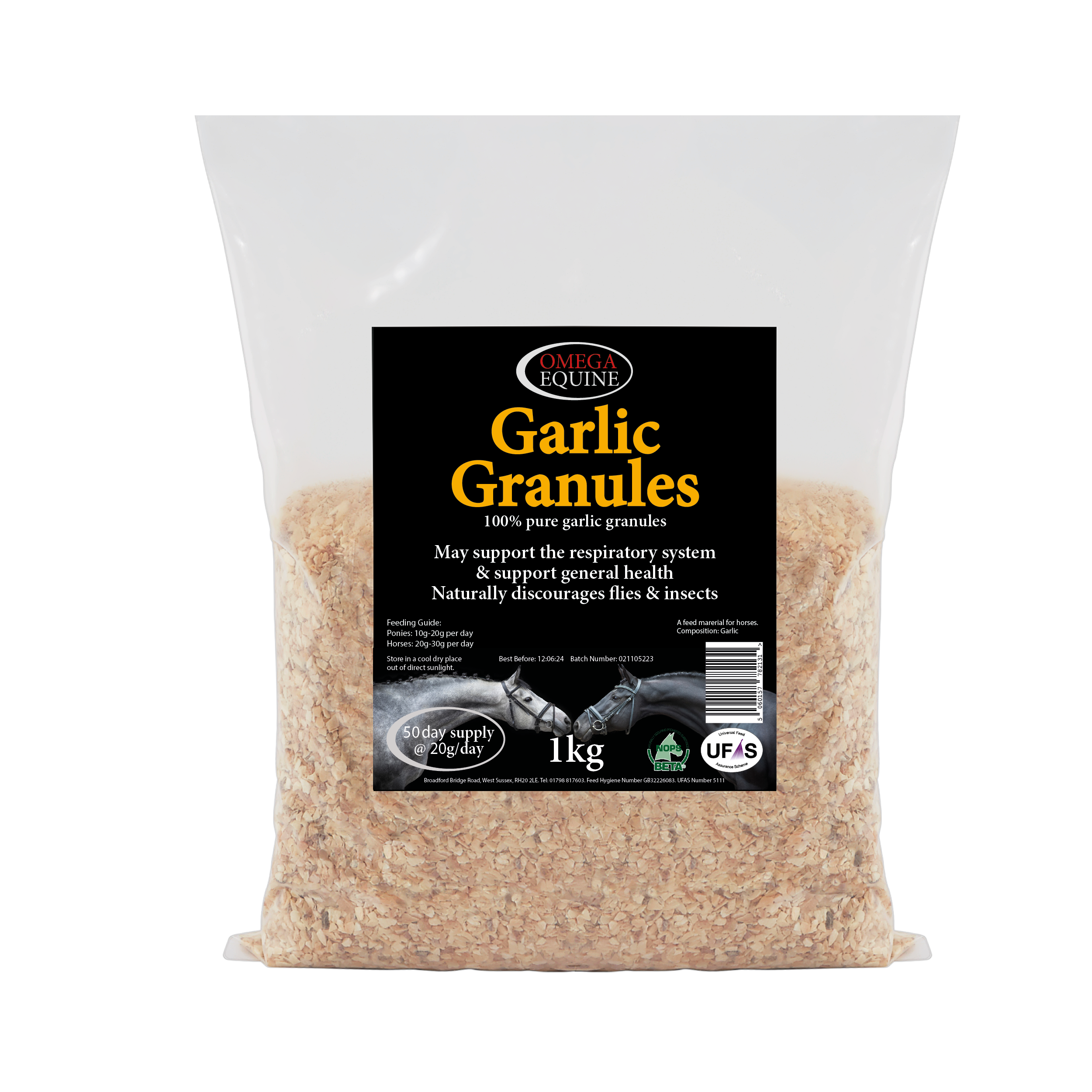 Omega Equine Garlic Granules