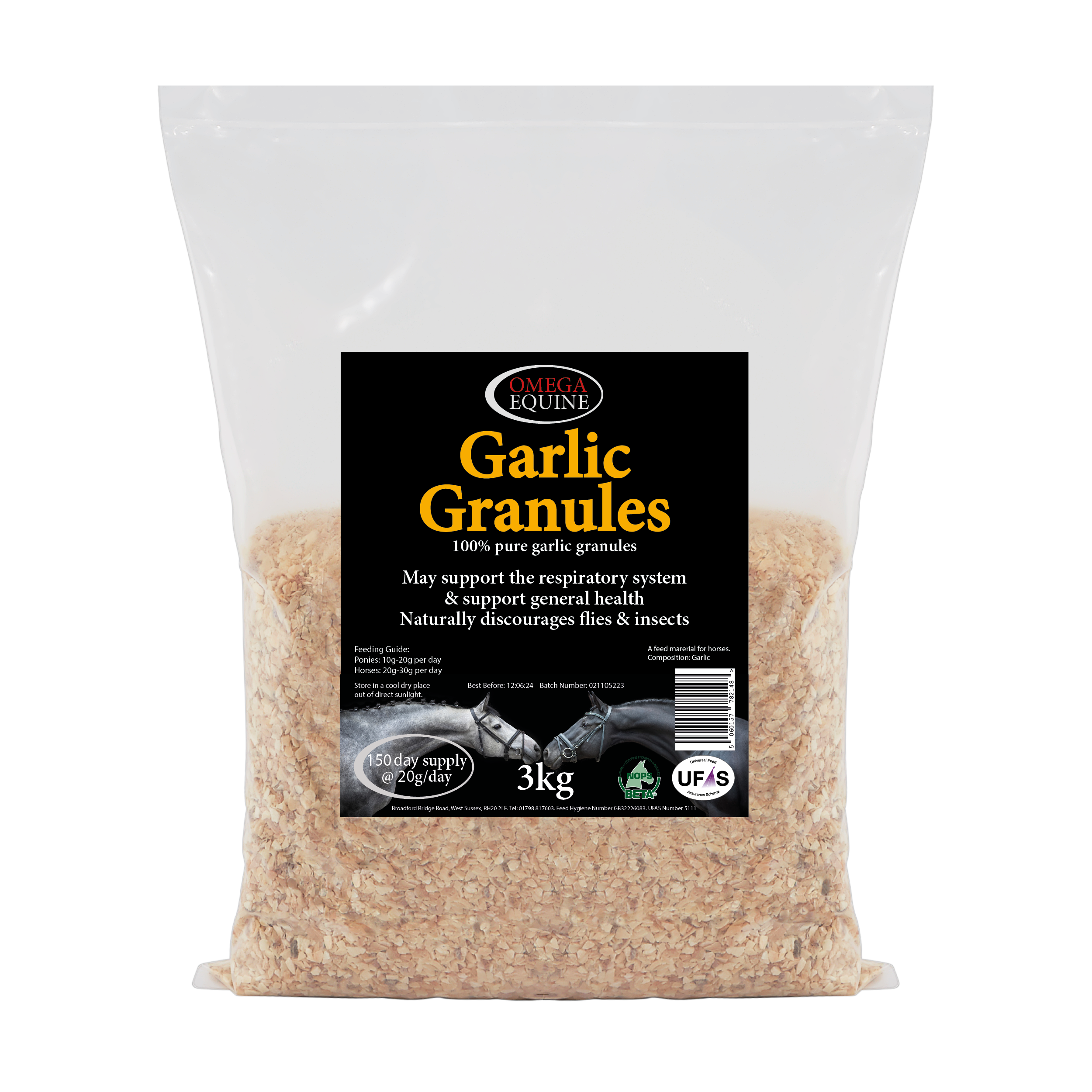 Omega Equine Garlic Granules