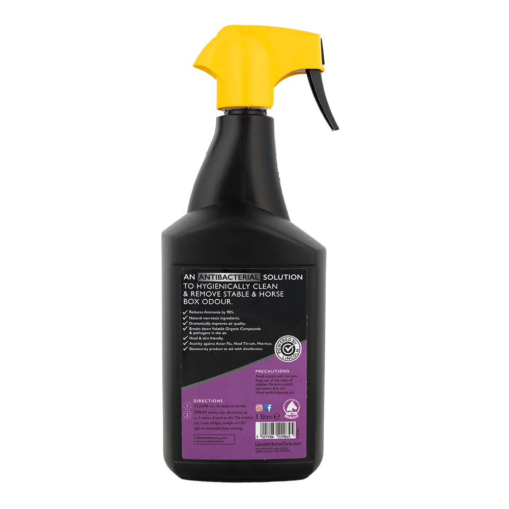 Lincoln InvisiGard Stable Deodoriser & Sanitiser Spray 1L