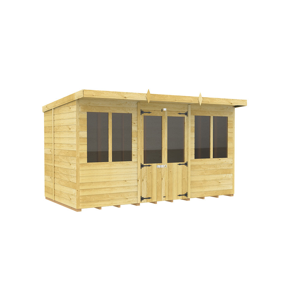 12ft x 5ft Pent Summer House