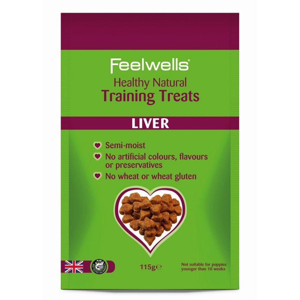 Feelwells Semi Moist Training Treats Liver 115g