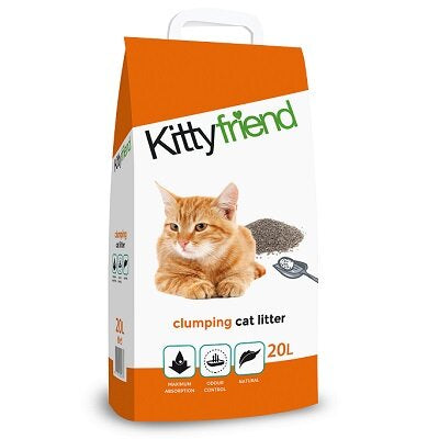 Kitty Friend Clumping Cat Litter 20L