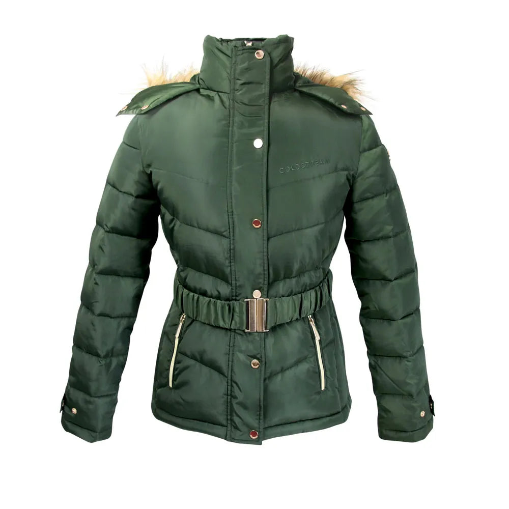 Coldstream Cornhill Quilted Coat Green Small