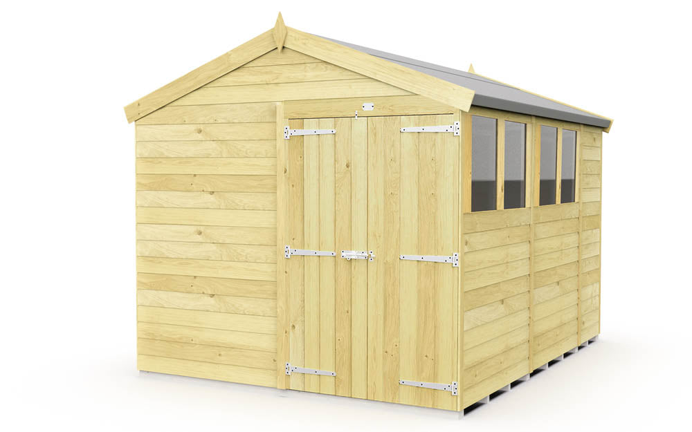 8ft x 10ft Apex Shed