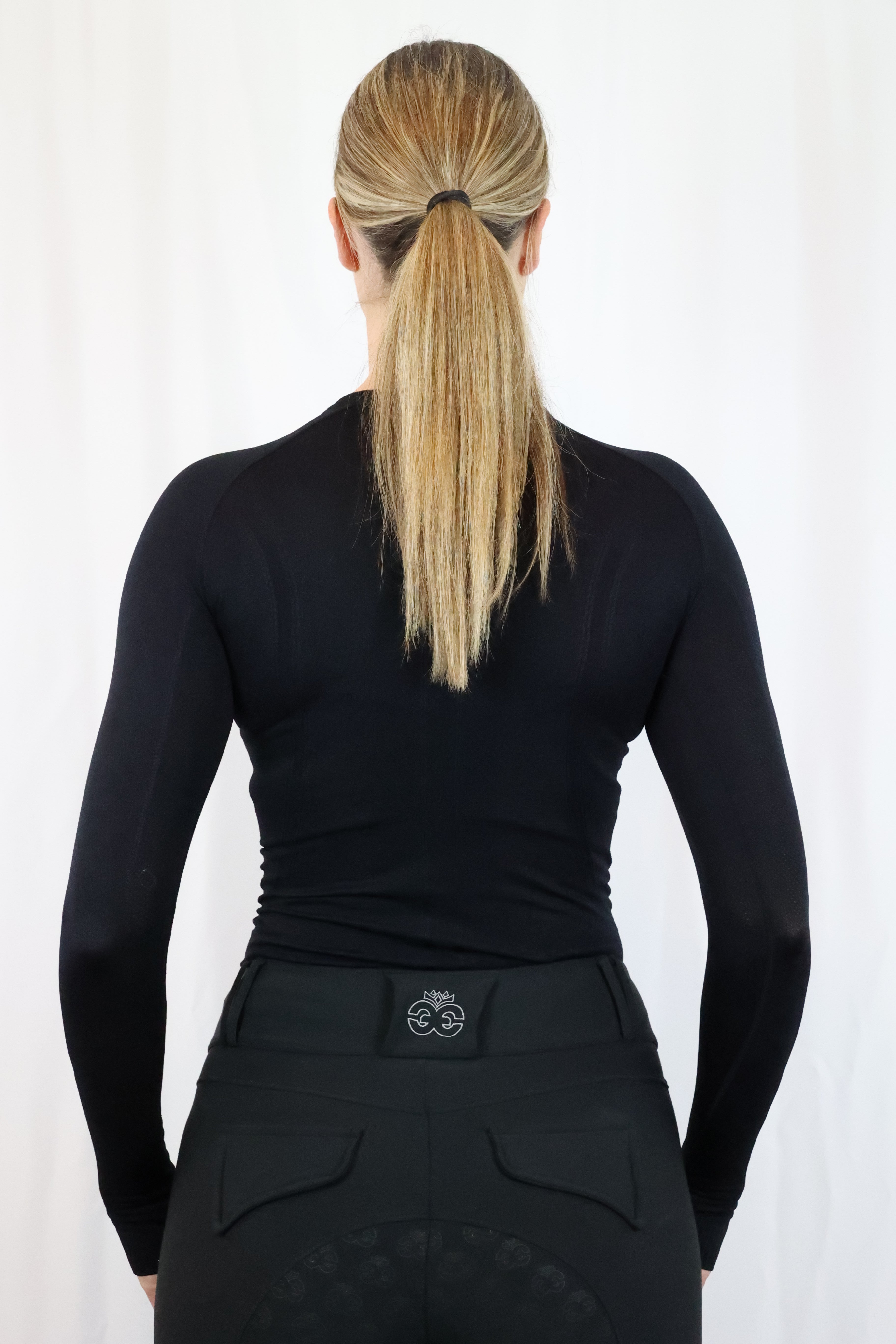 Equeene Molly Seamless Training Top - Black