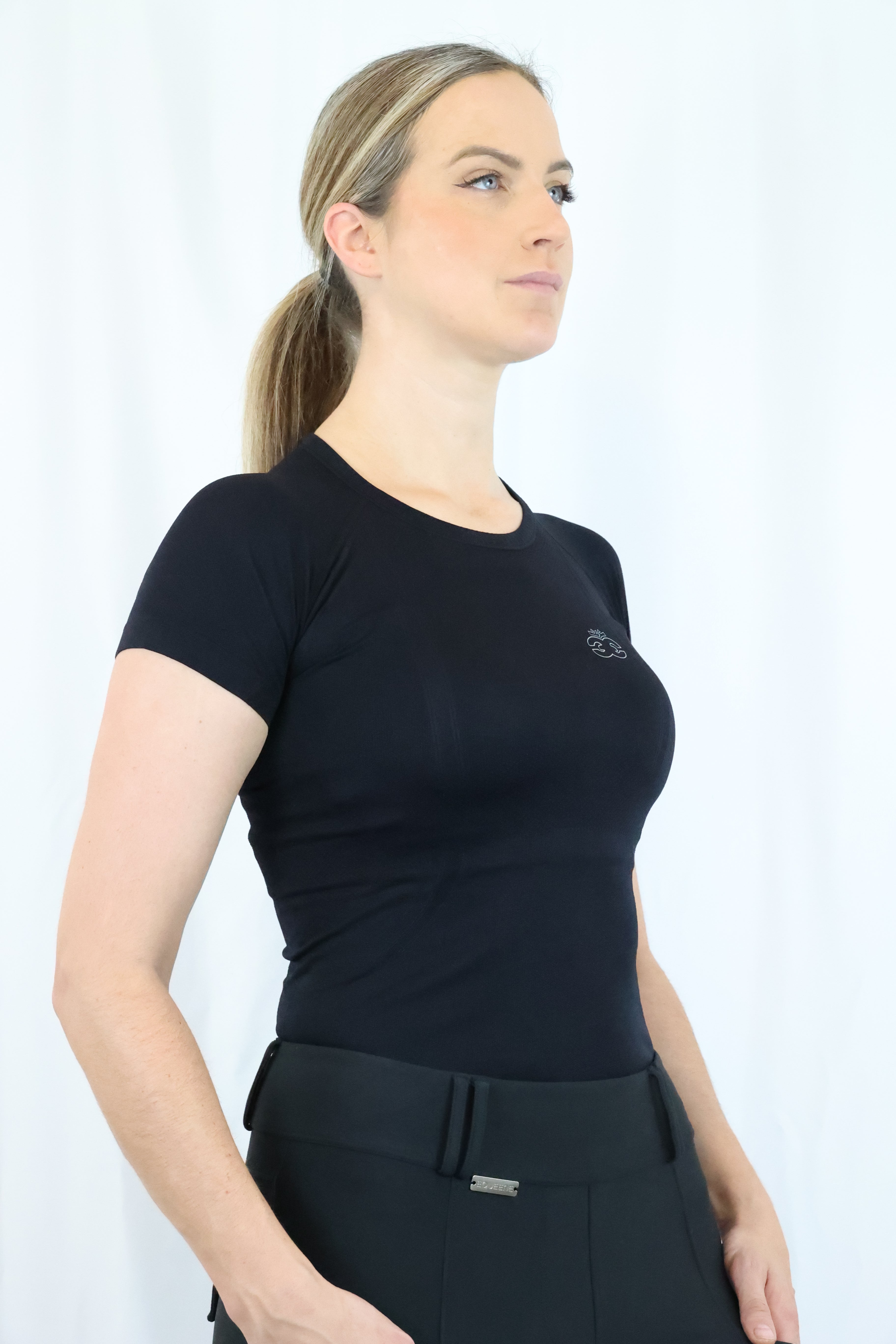 Equeene Dory Seamless Training Top - Black