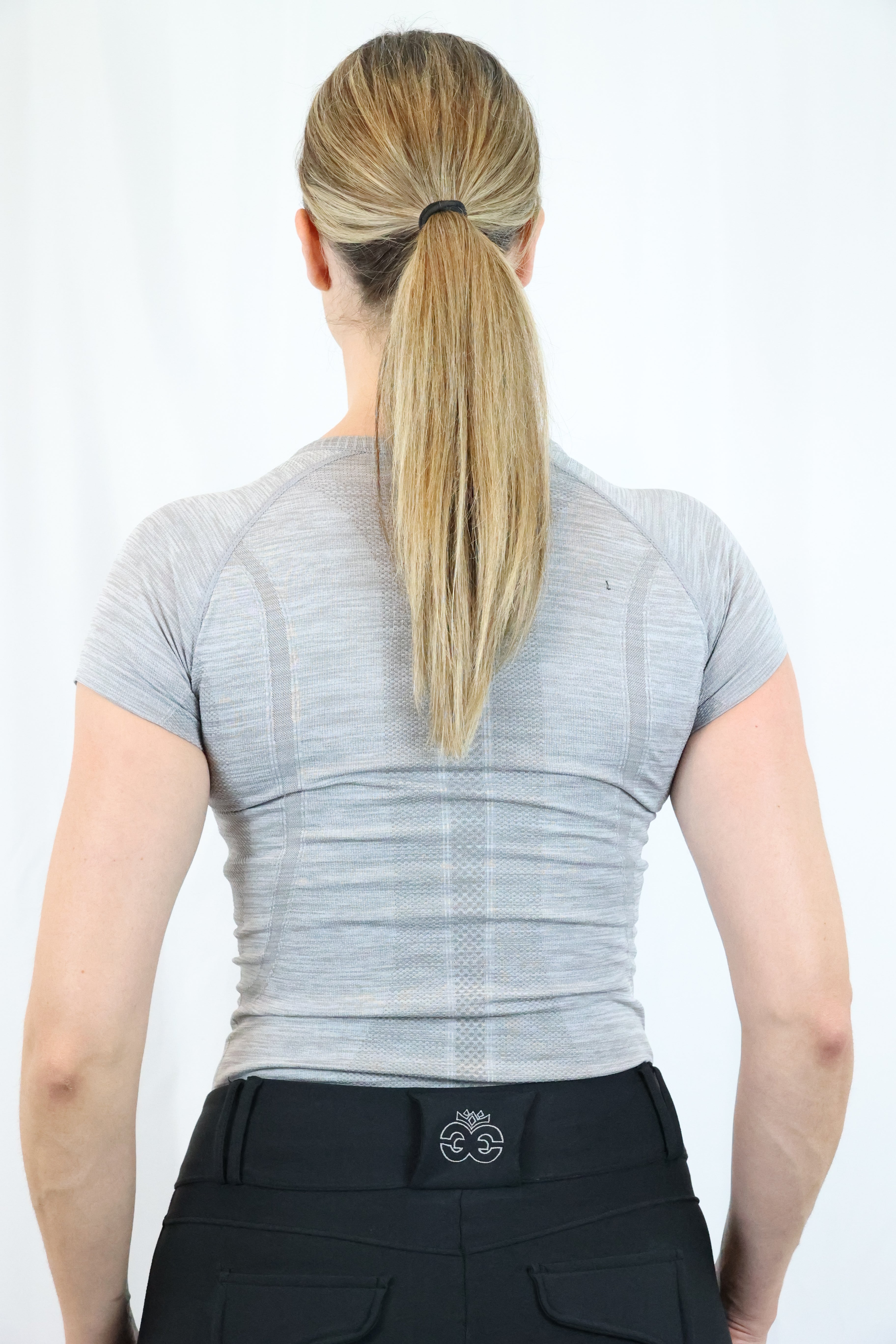 Equeene Dory Seamless Training Top - Slate Grey