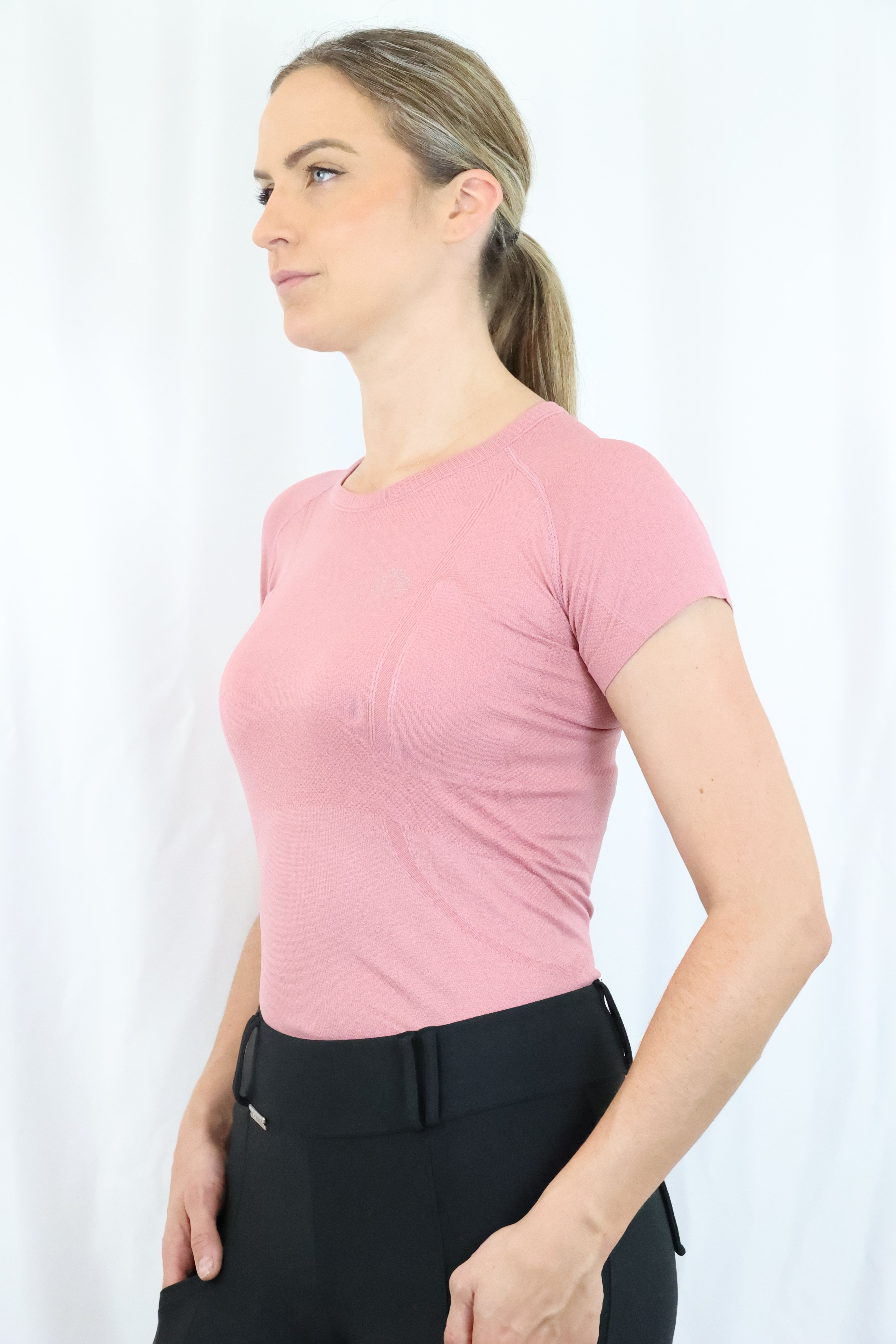 Equeene Dory Seamless Training Top - Pink