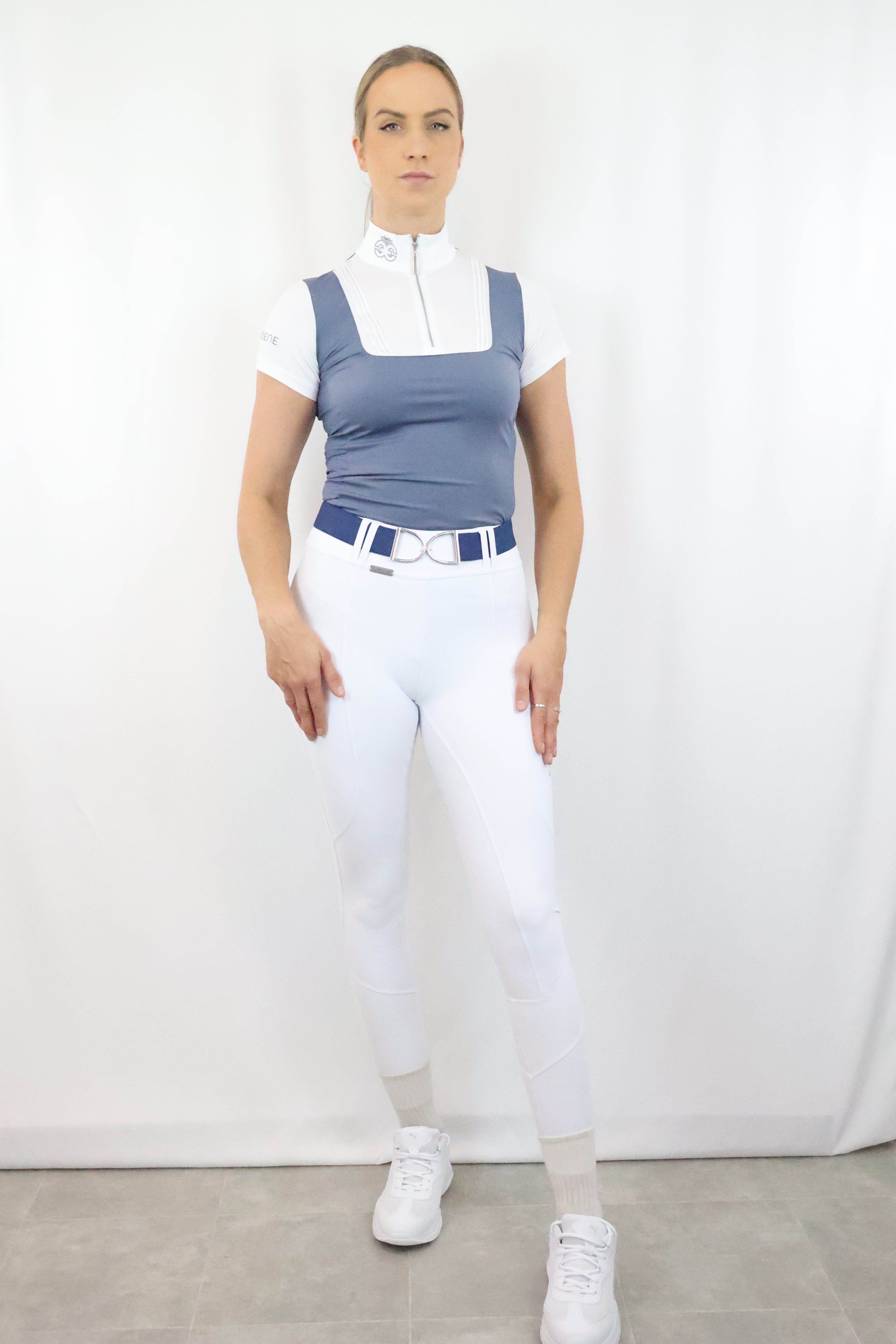 Equeene Florence Show Shirt - Steel Blue