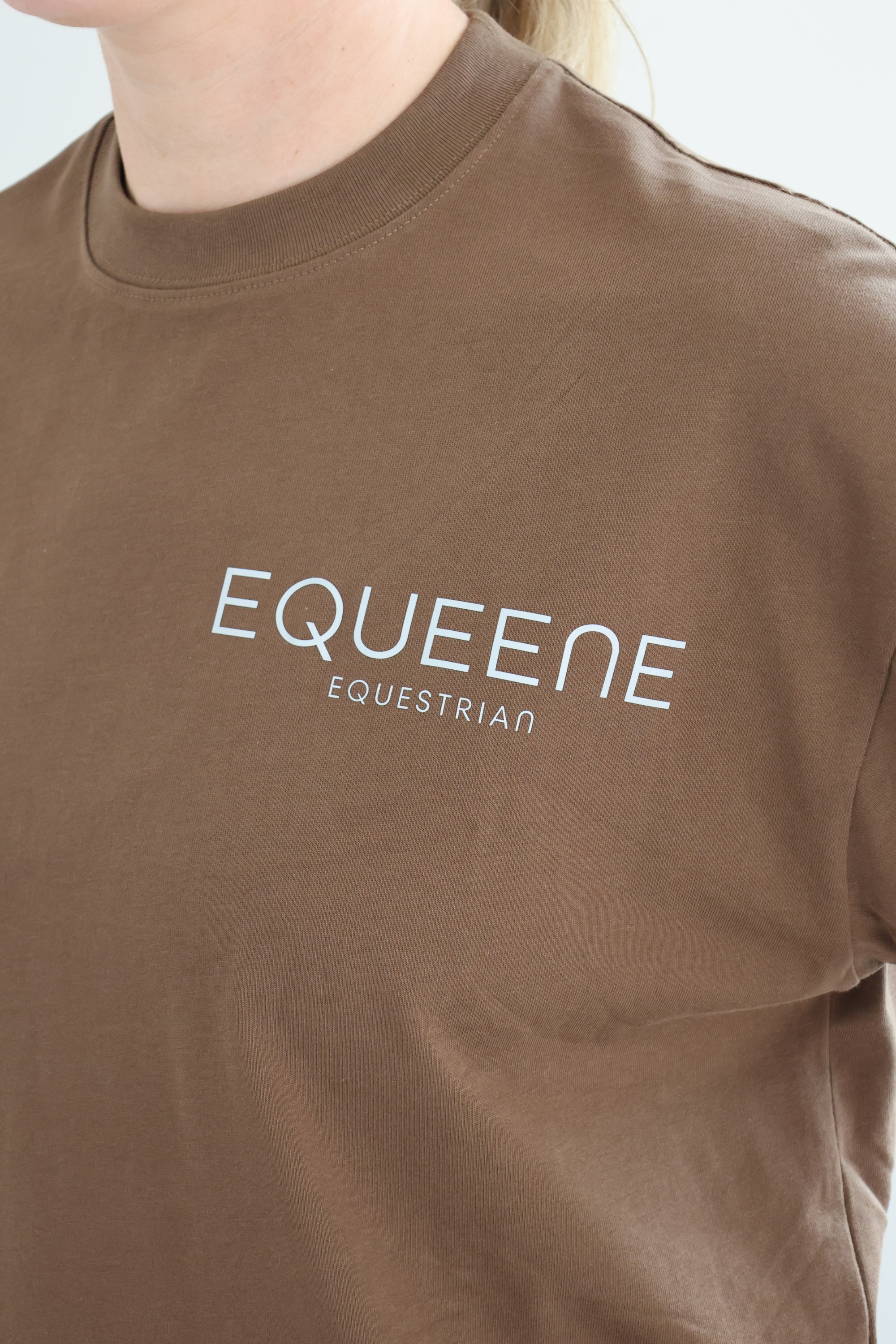 Equeene Tessa Oversized Tee - Espresso