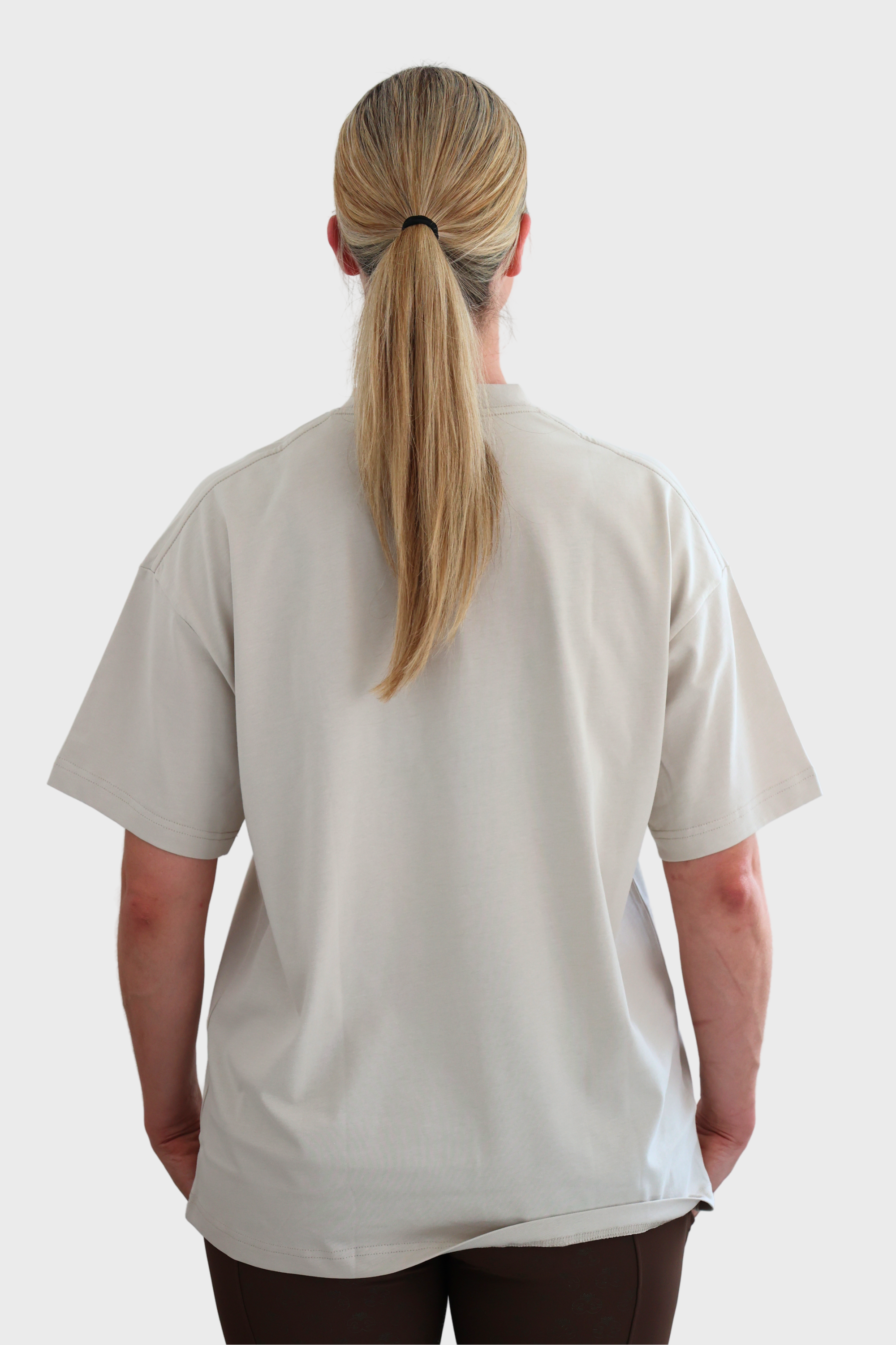 Equeene Tessa Oversized Tee - Stone