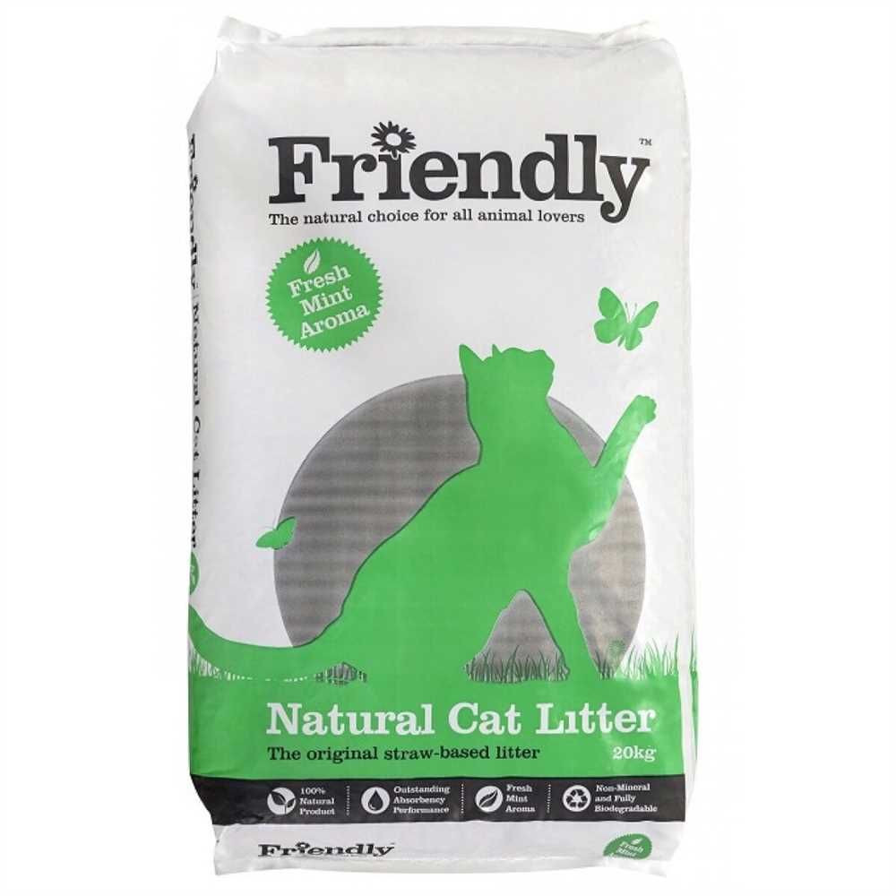 Friendly Natural Cat Litter - 20kg