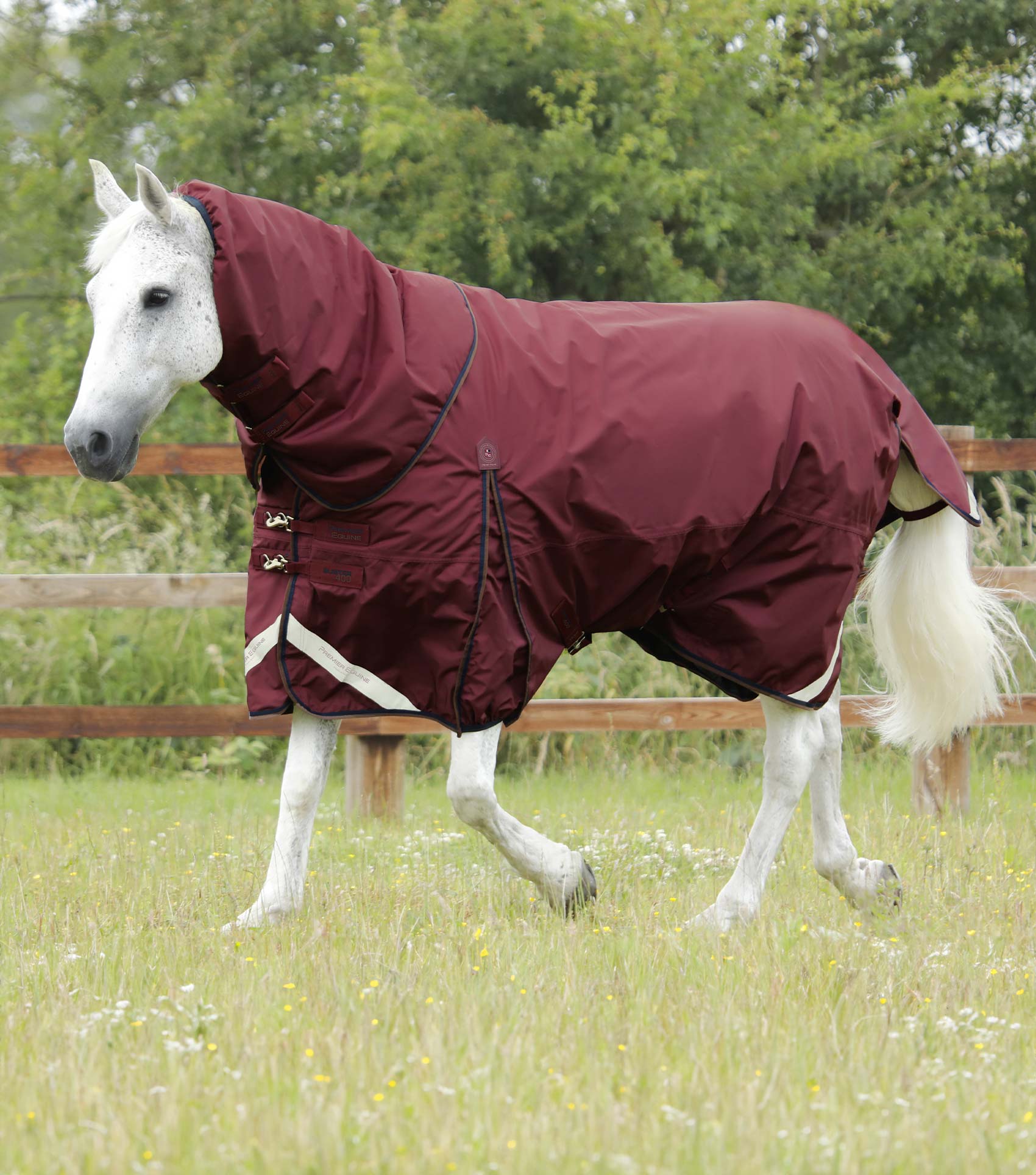 Premier Equine Buster 400g Turnout Rug with Snug-Fit Neck Cover