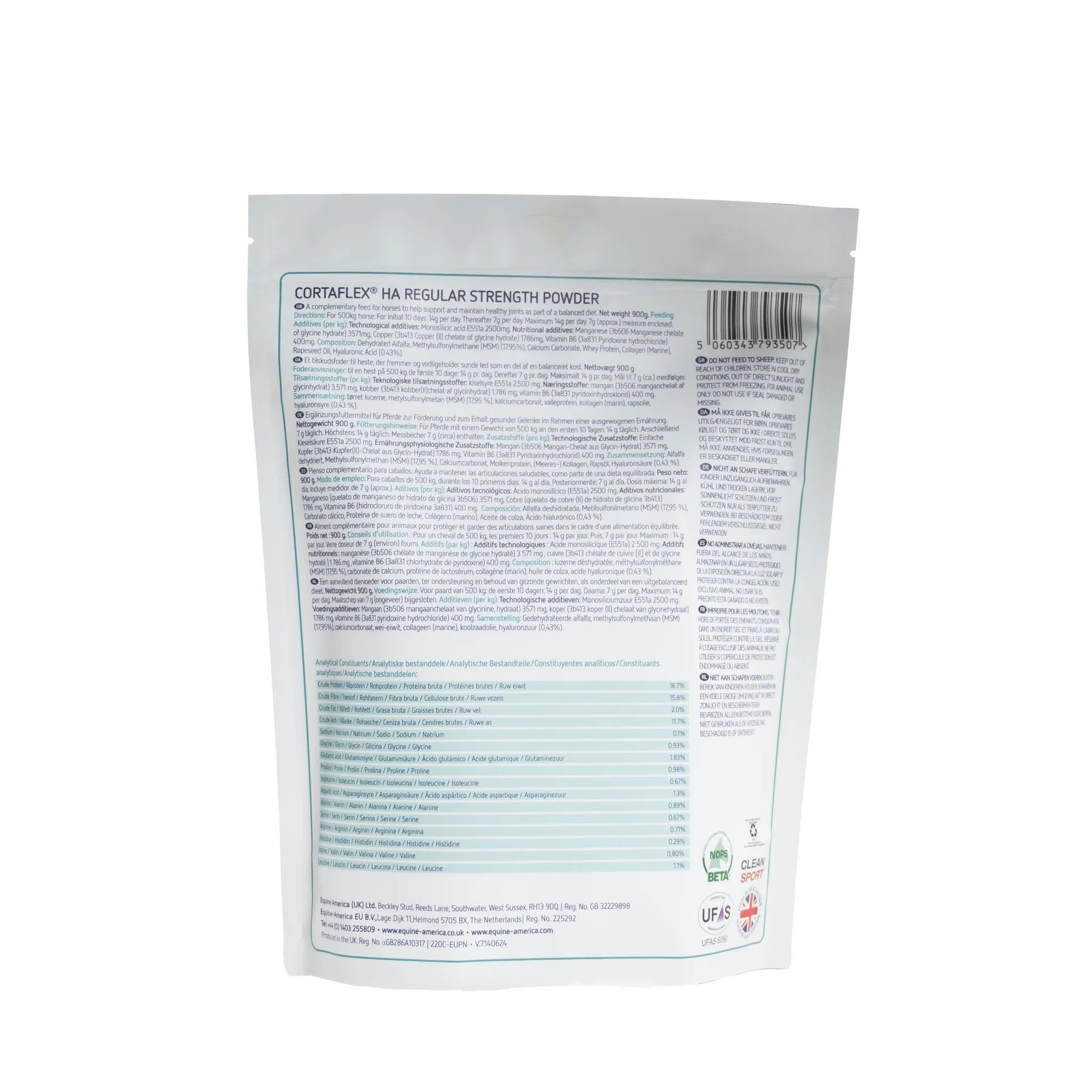 Equine America Cortaflex HA Regular Strength Powder