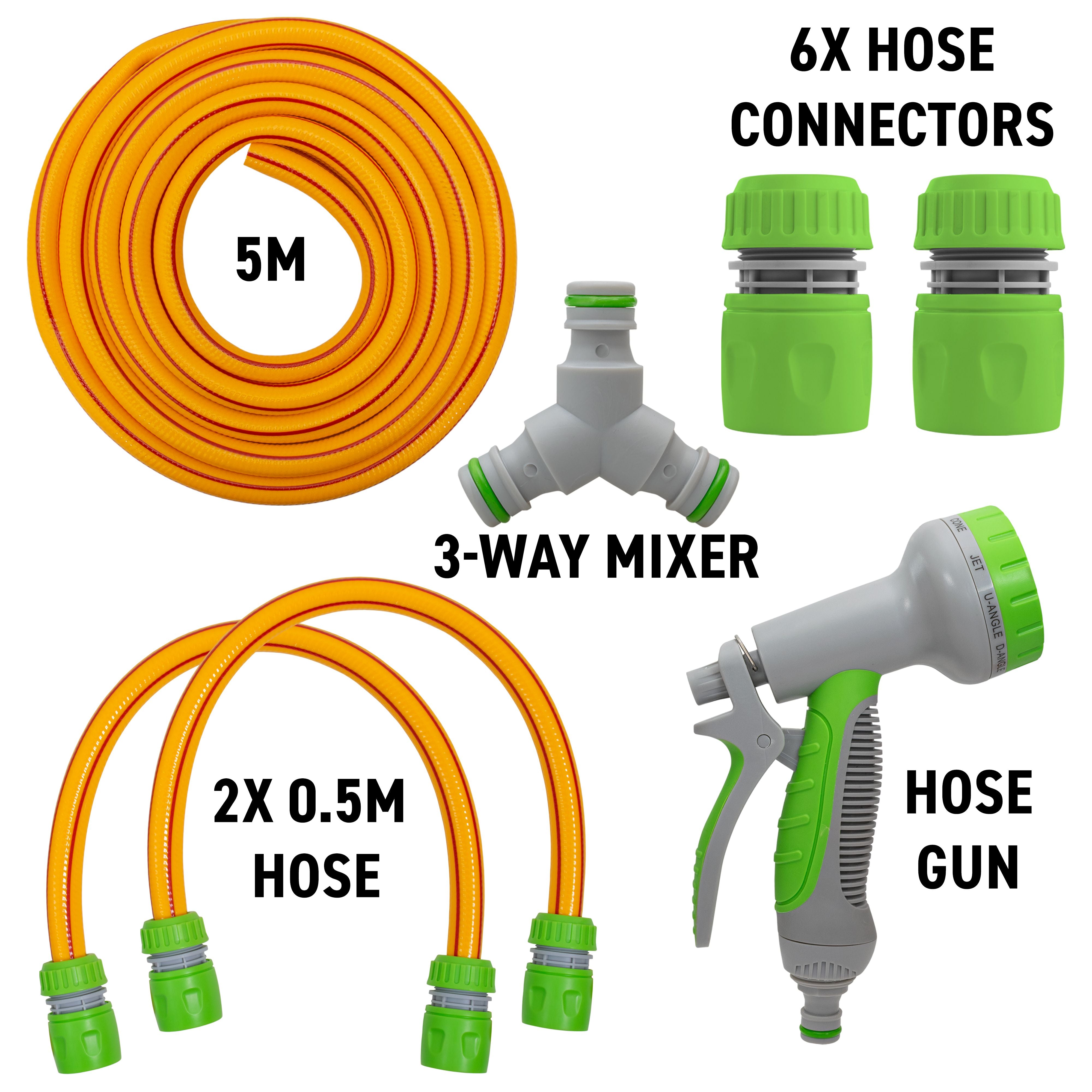 Dog Shower Mix Hot/Cold Water Yellow/Lime