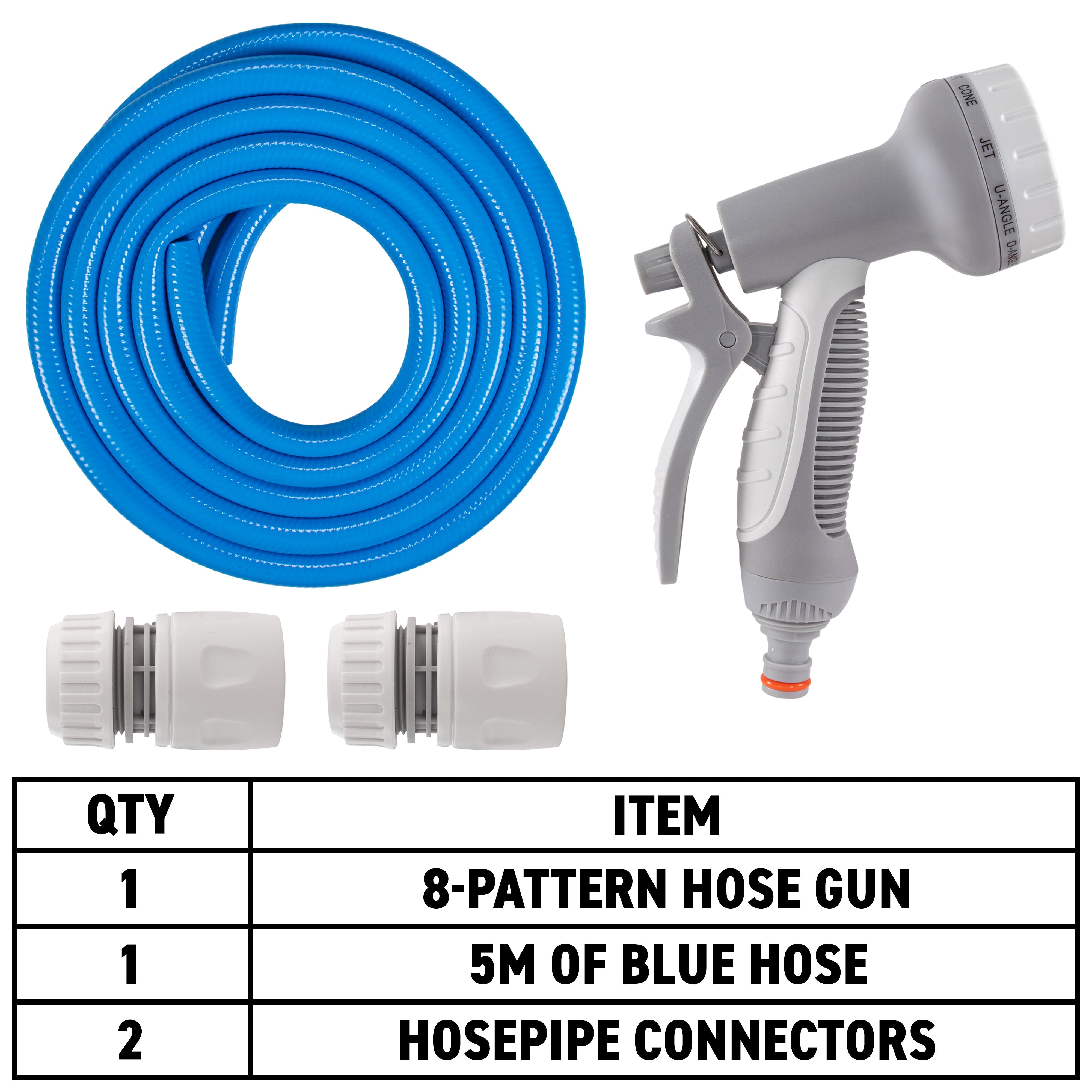 Dog Shower Kit Cold Water Blue