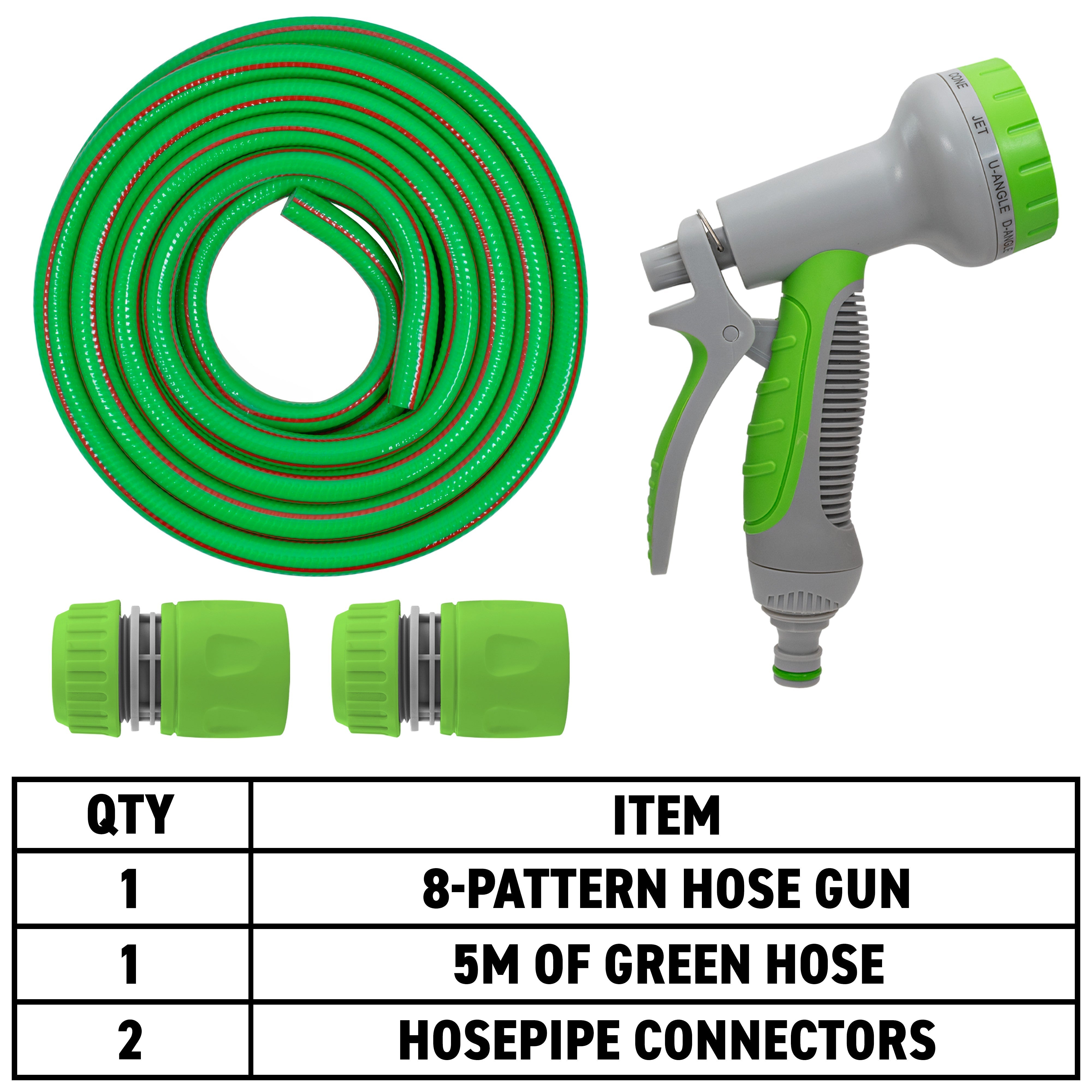 Dog Shower Kit Cold Water Green