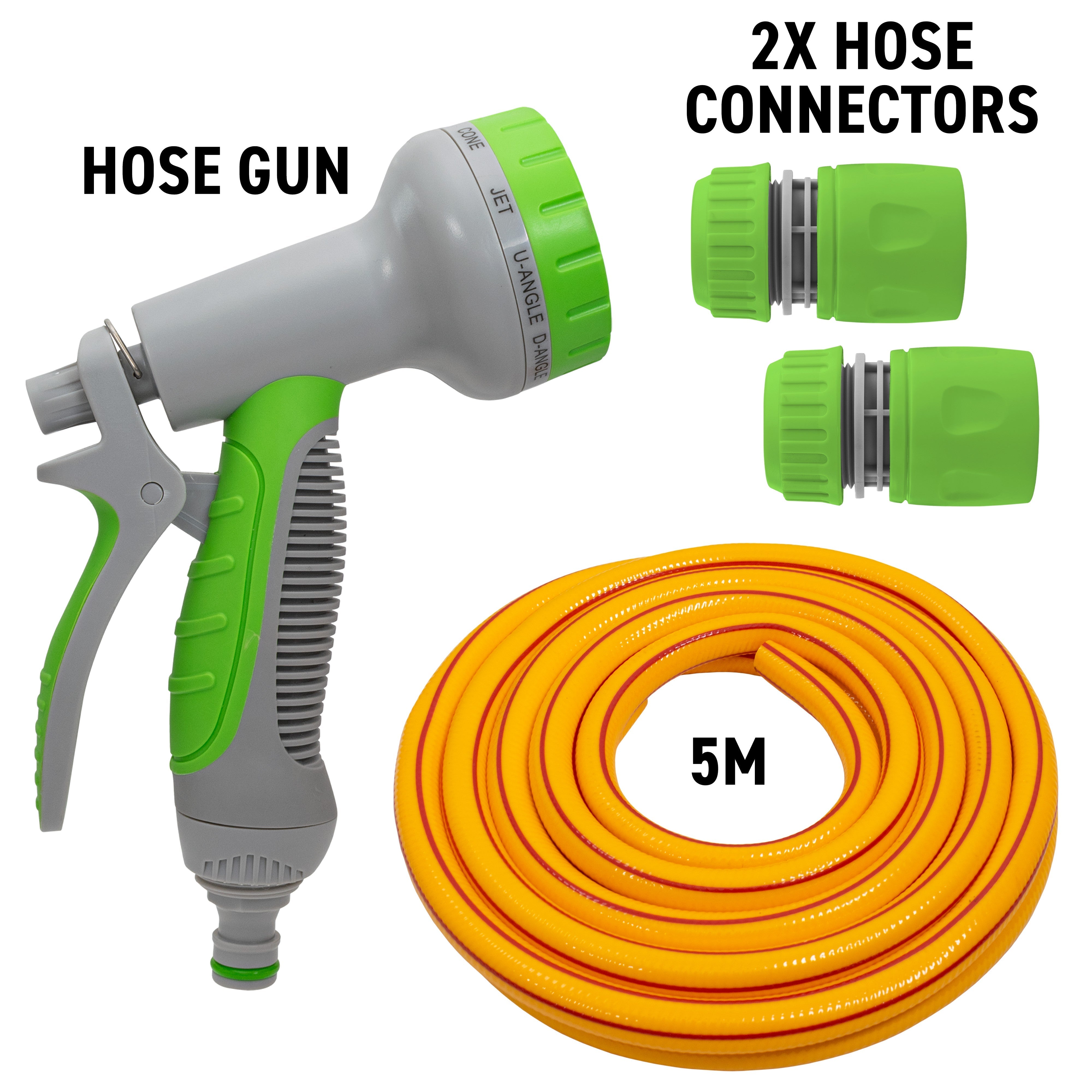 Dog Shower Kit Cold Water Yellow/Lime