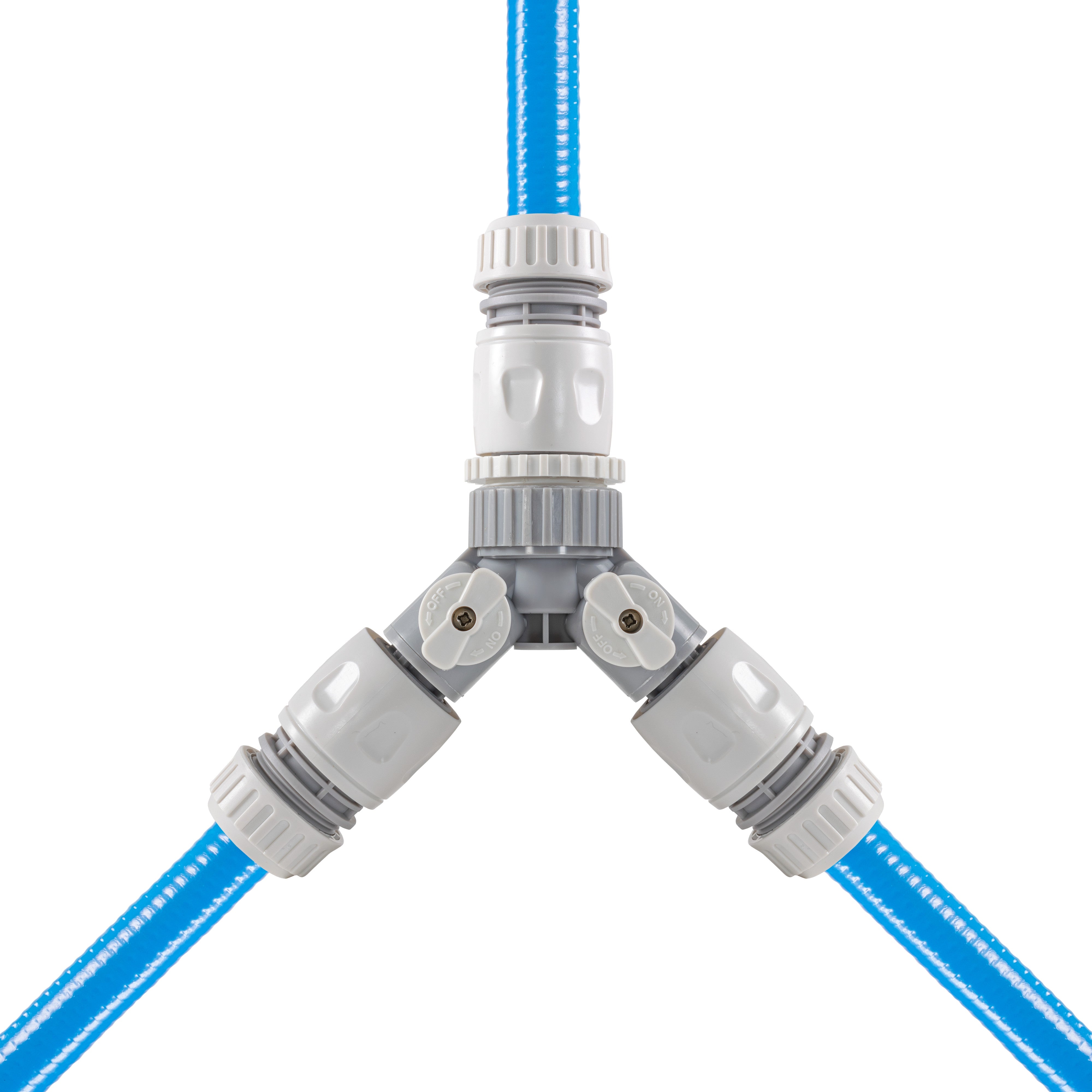 Dog Shower Mix Hot/Cold Water with Valves Blue