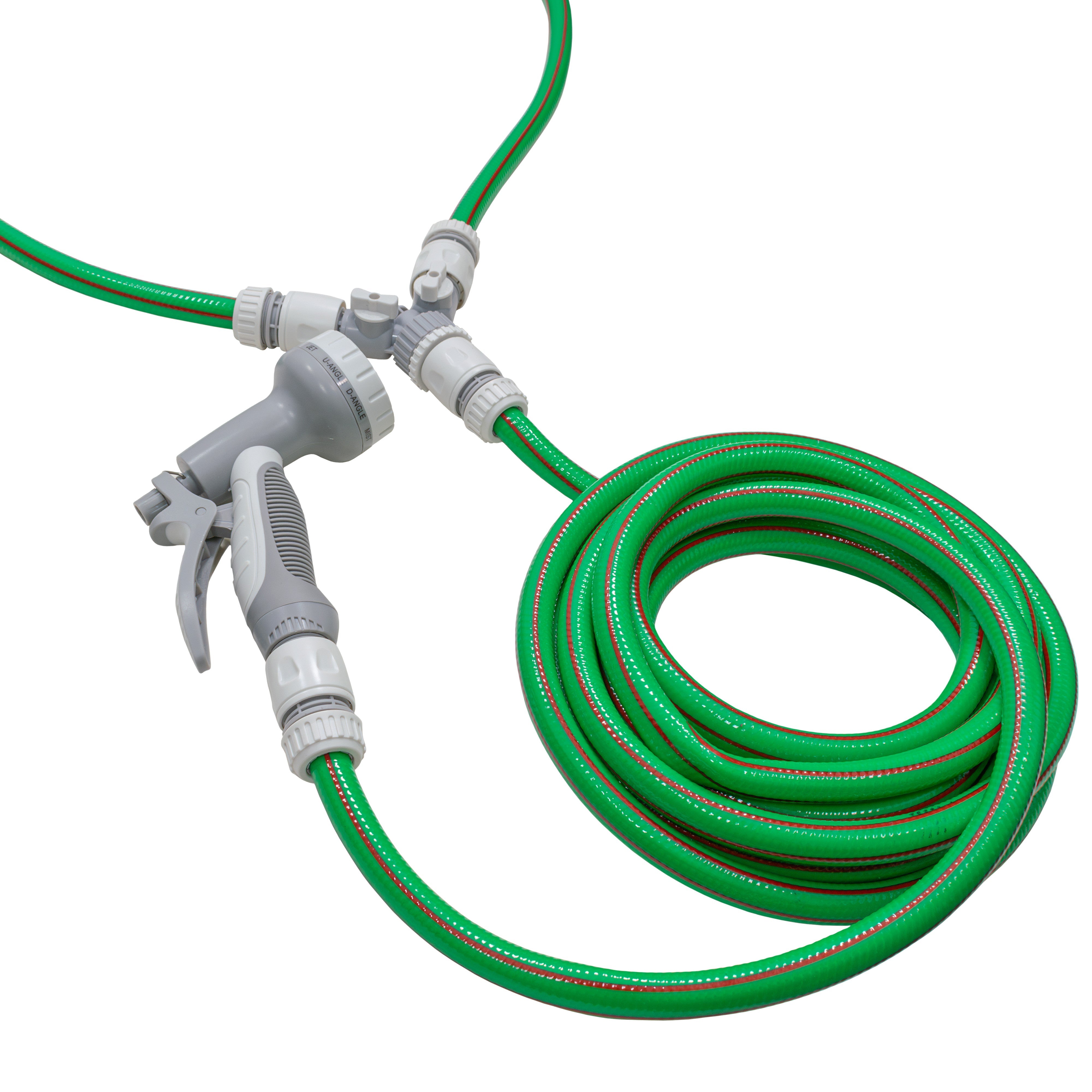 Dog Shower Mix Hot/Cold Water with Valves Green