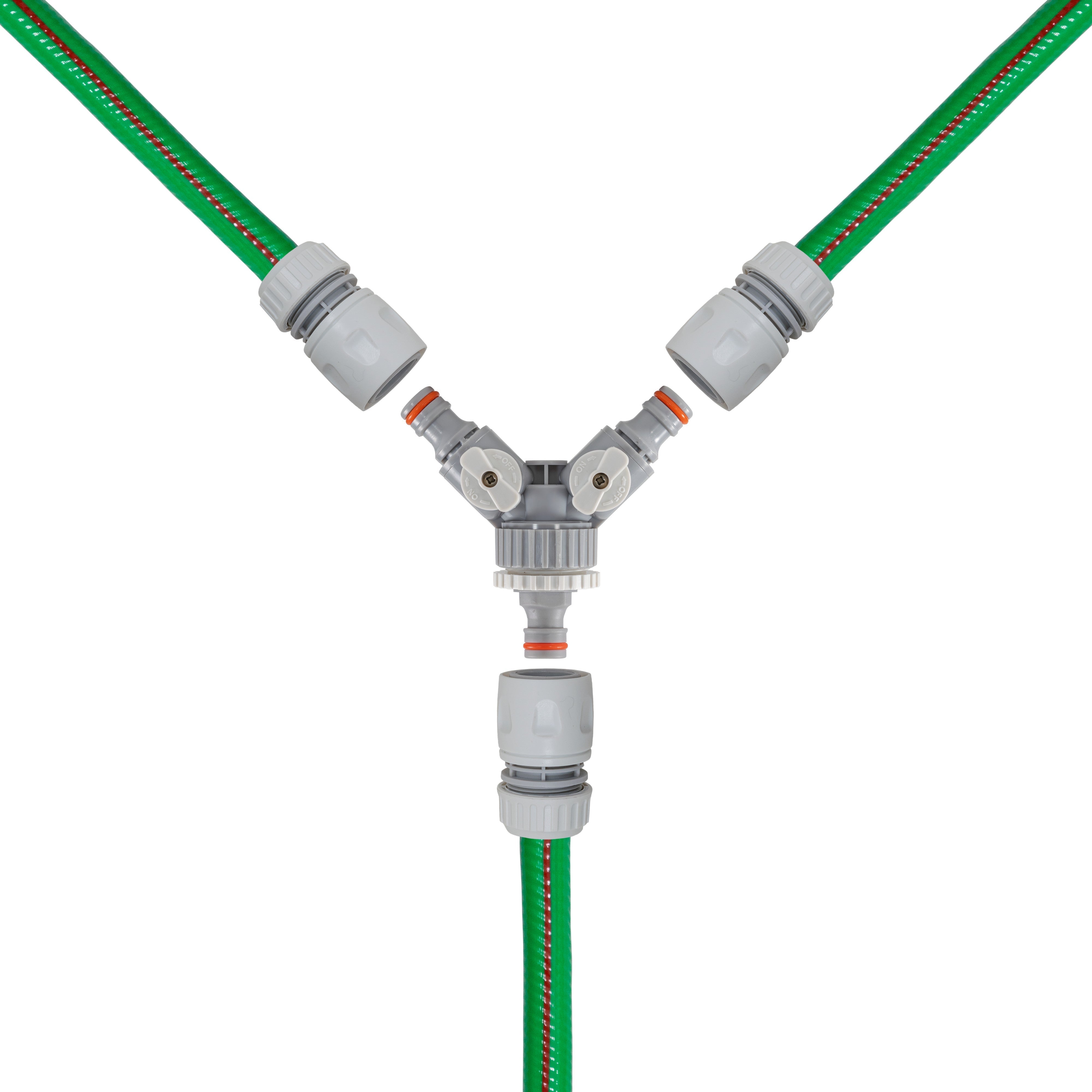 Dog Shower Mix Hot/Cold Water with Valves Green