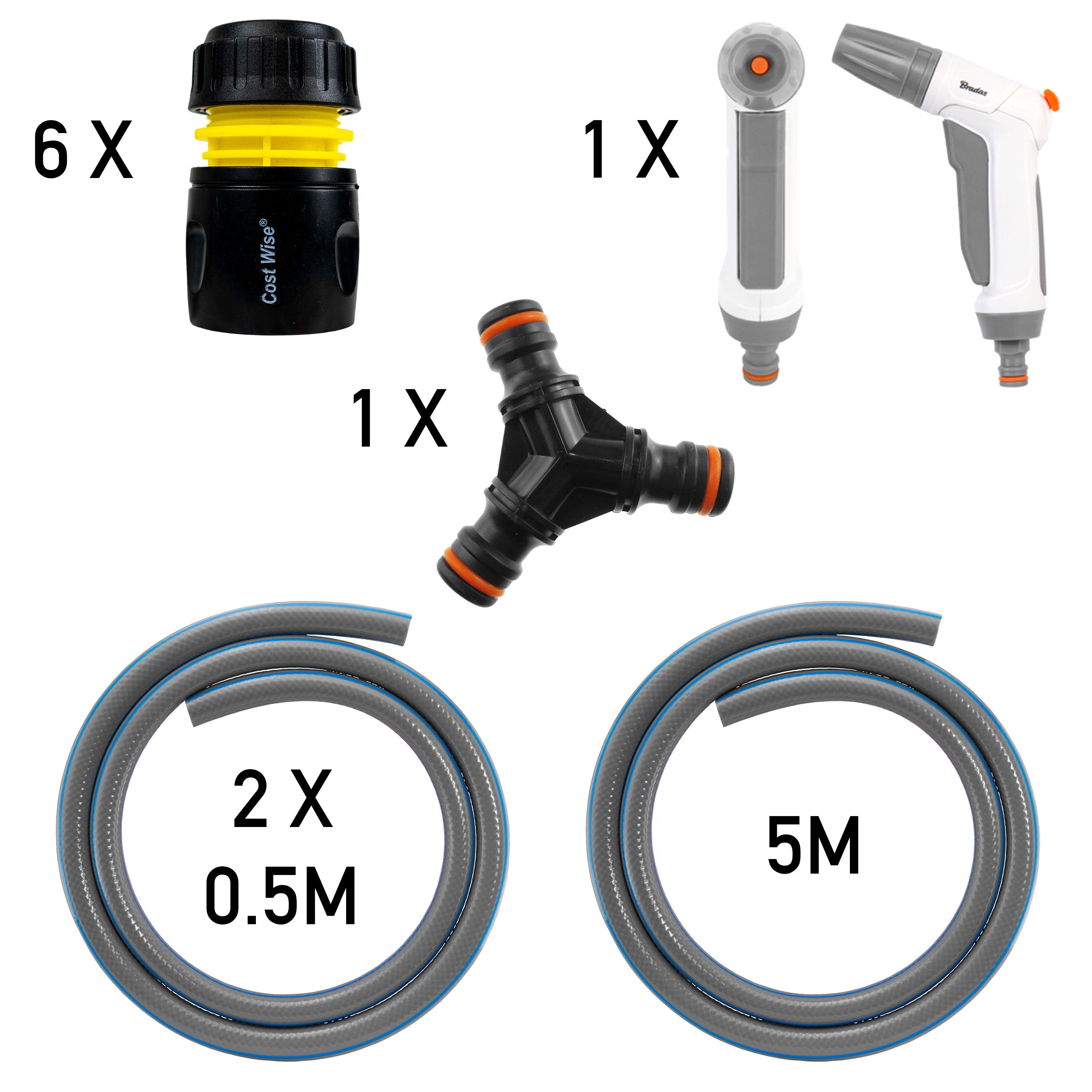 Dog Shower Mix Hot/Cold Water Grey