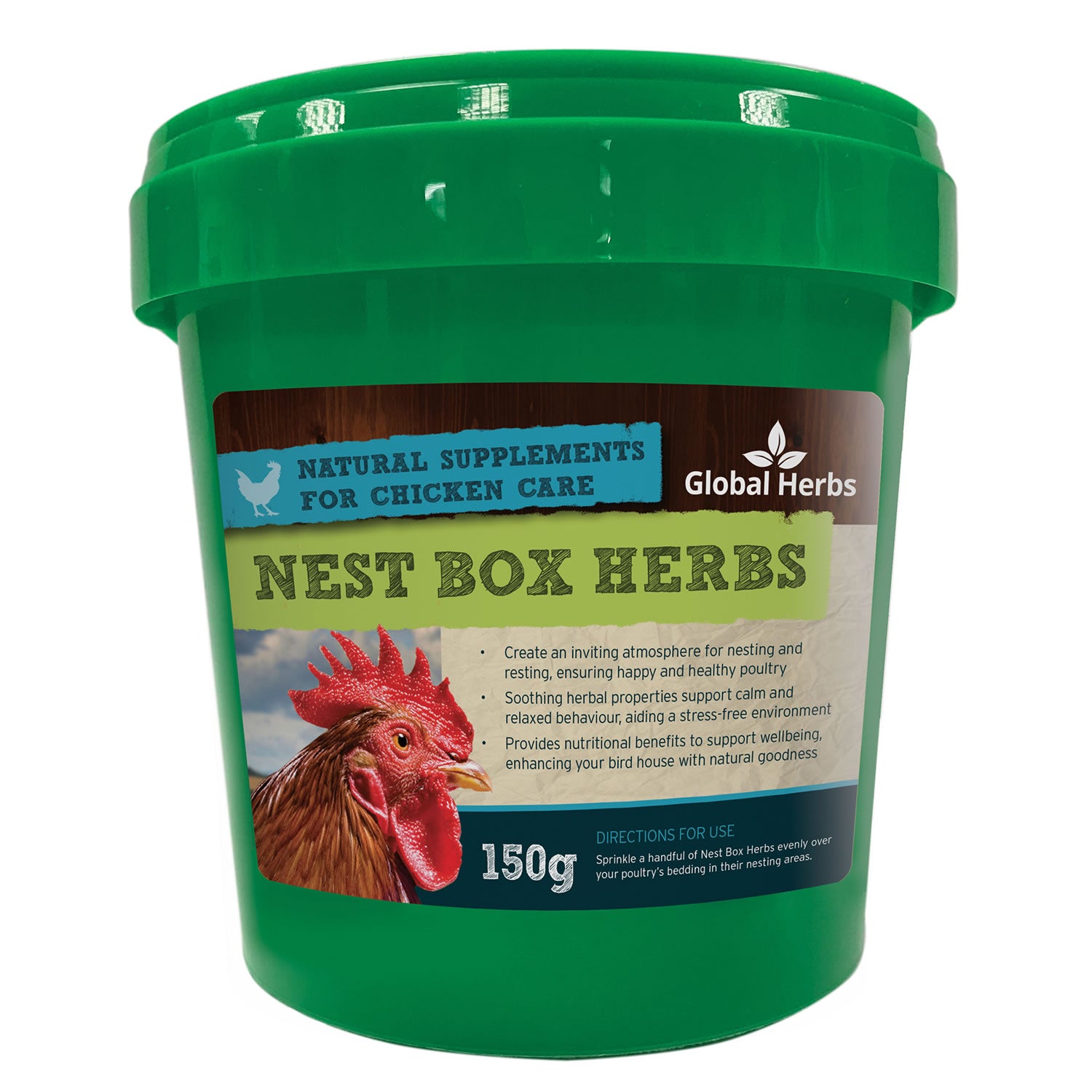Global Herbs Poultry Nest Box Herbs 150G