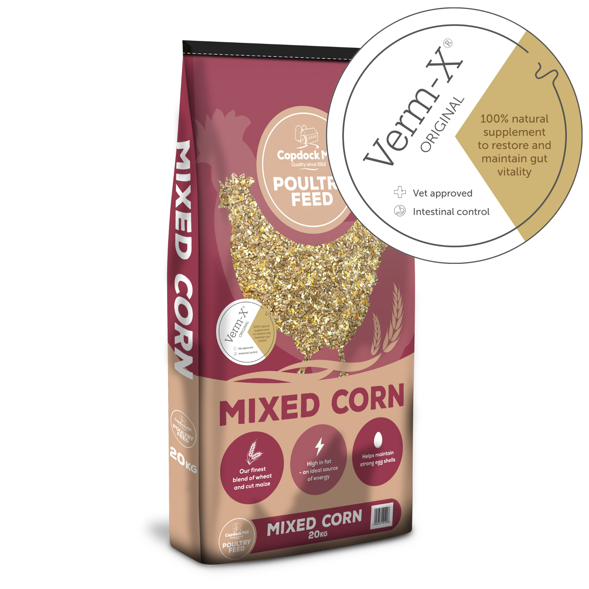 Copdock Mill Verm-X Mixed Corn