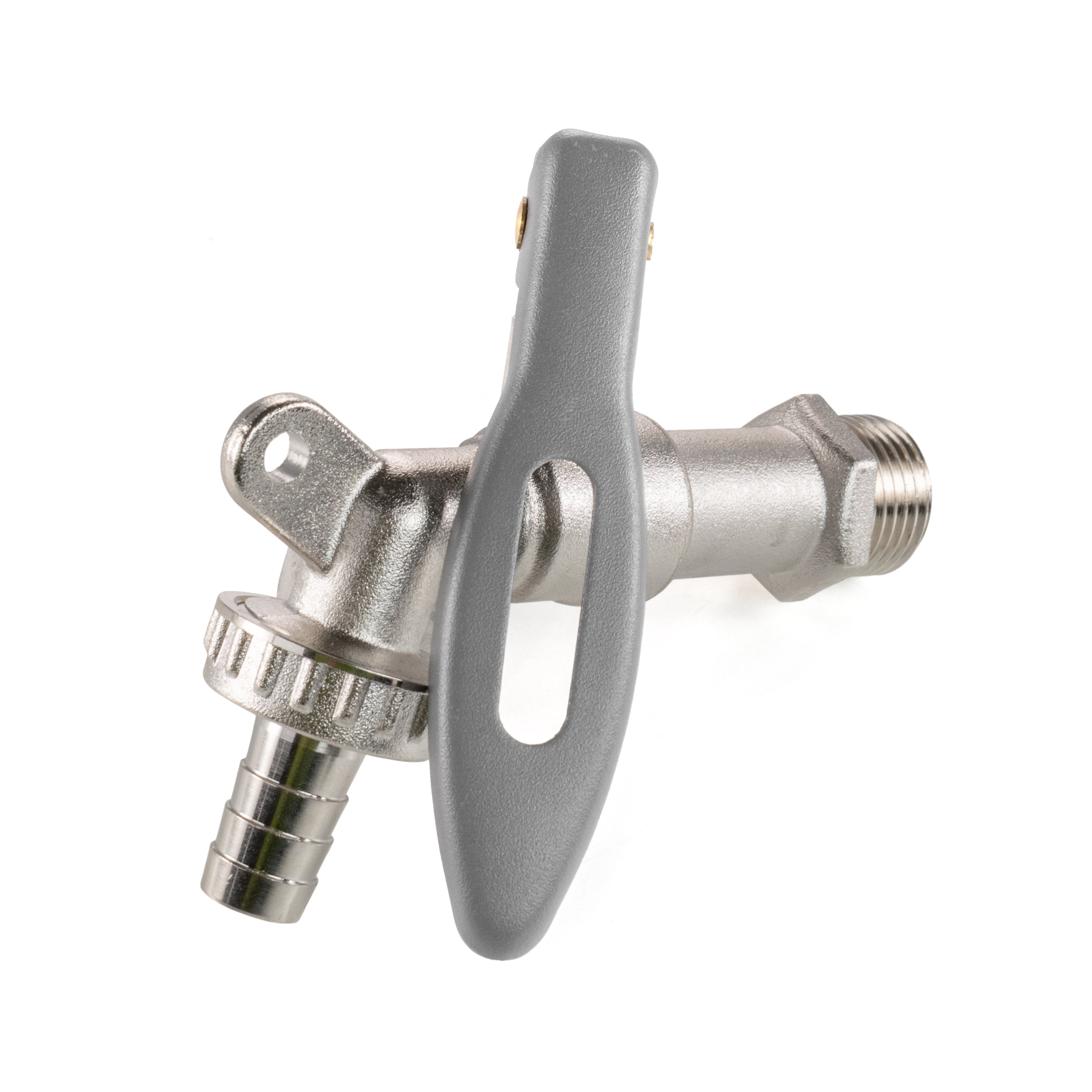 Water Butt Kit 1/2" with Lever Tap Hose Barb and Lever Lock