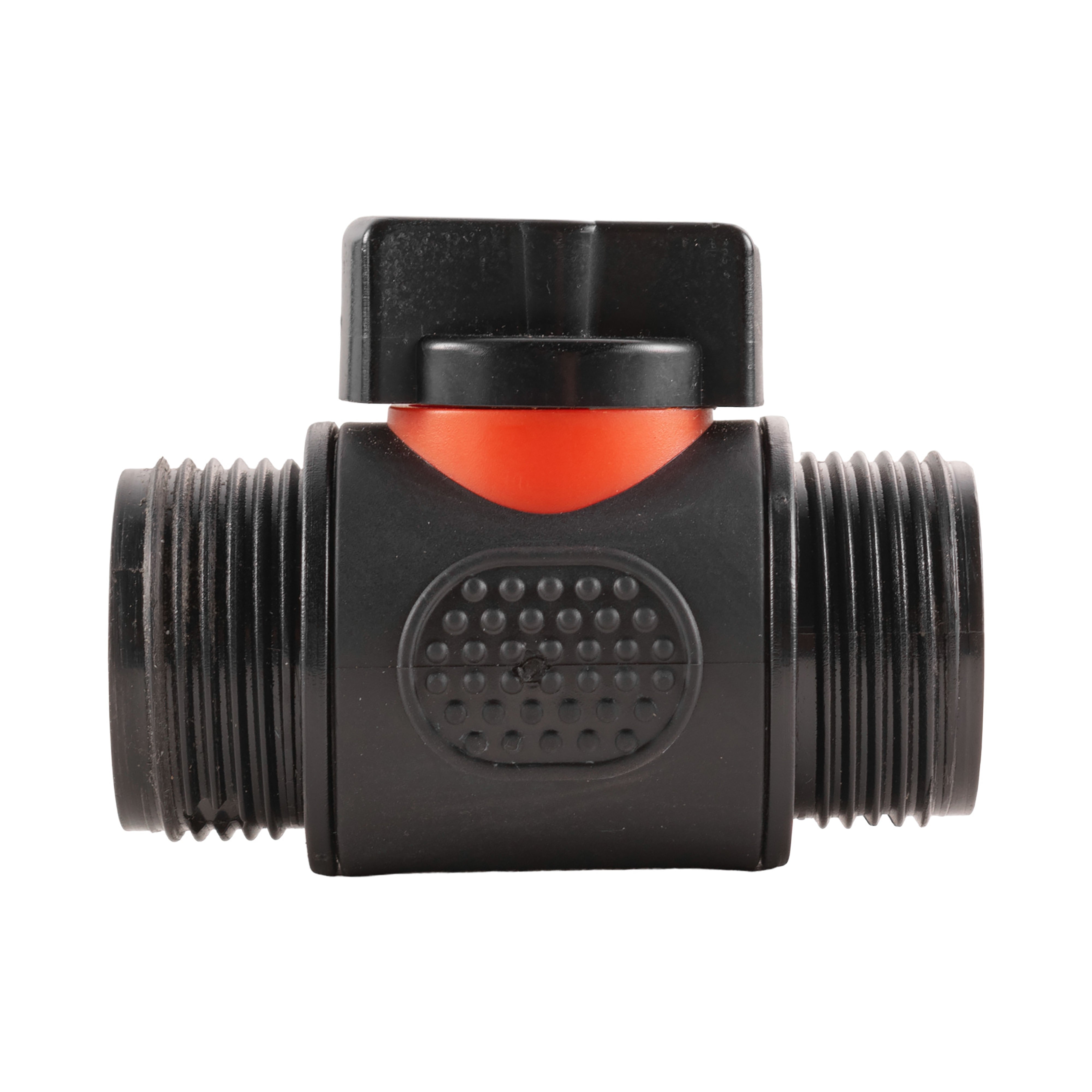 In-Line BSPM Valve with 2 x 16mm Barbed Straight Connectors