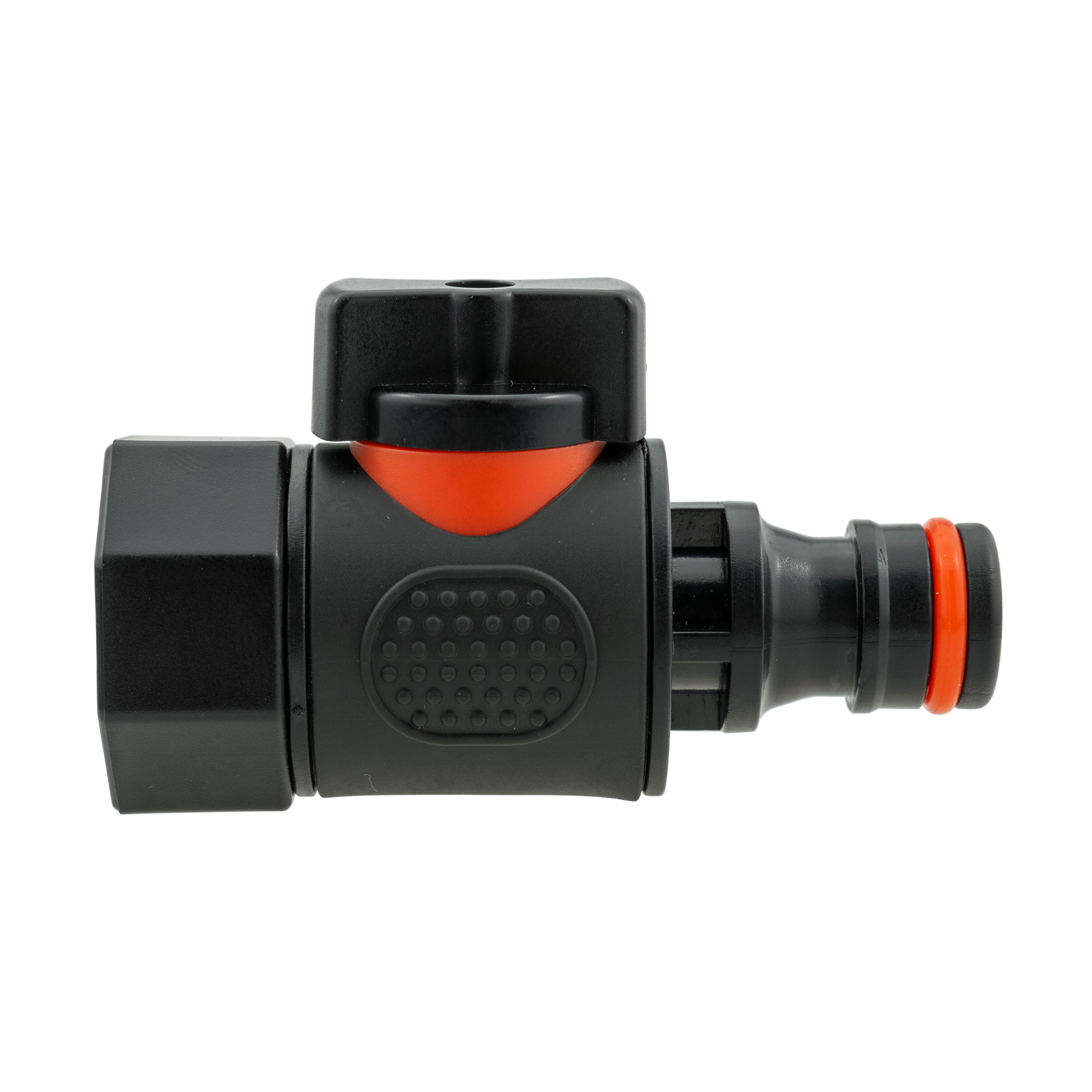 20mm MDPE Straight with BSPF-Quick Connect Valve & Hose Connector Lock