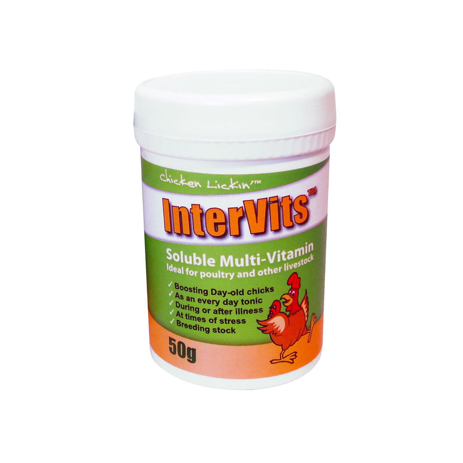 Agrivite Chicken Lickin Intervits Soluble Multivits 50g