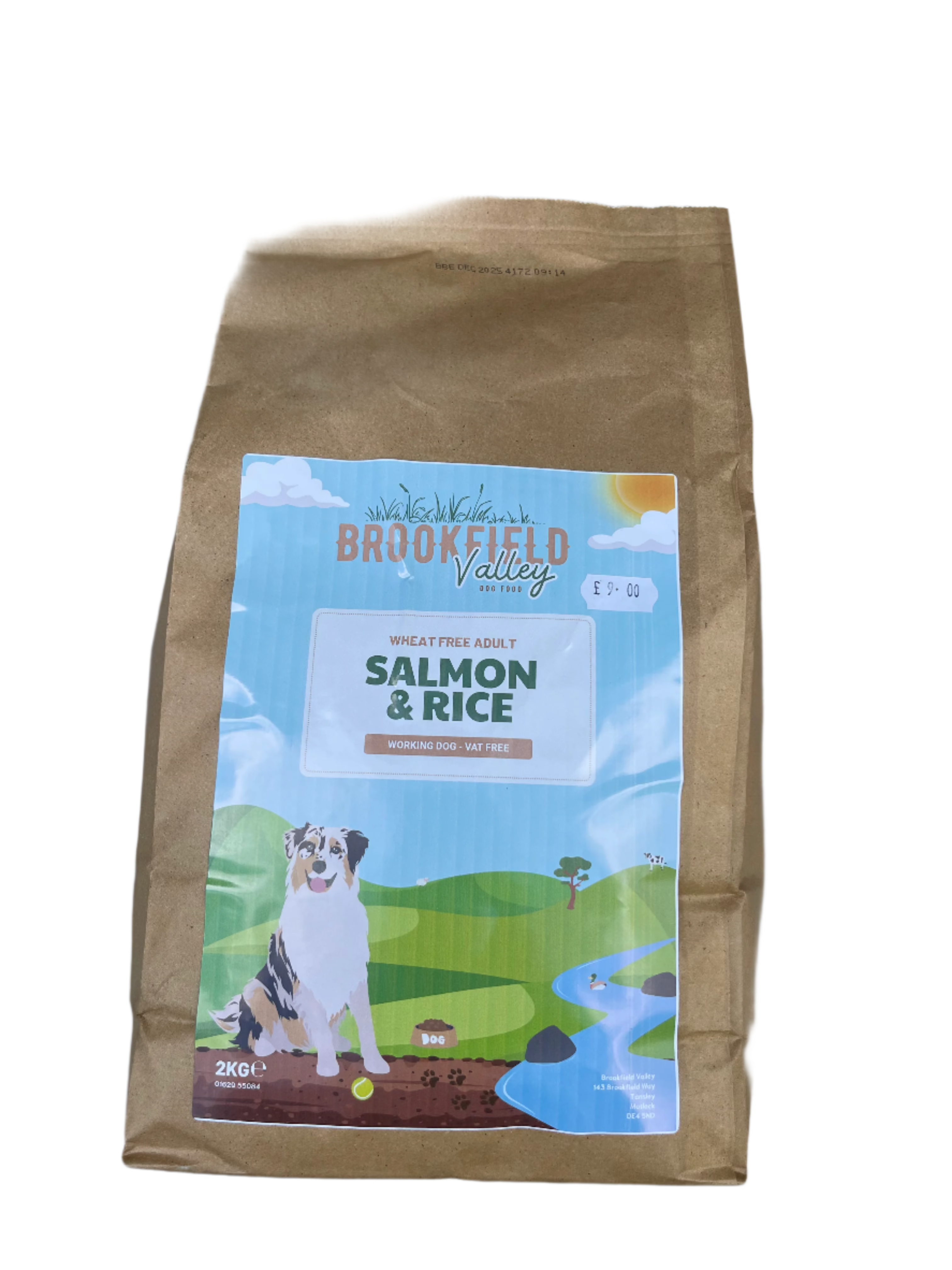 Brookfield Valley Wheat Free Adult Salmon & Rice 2kg