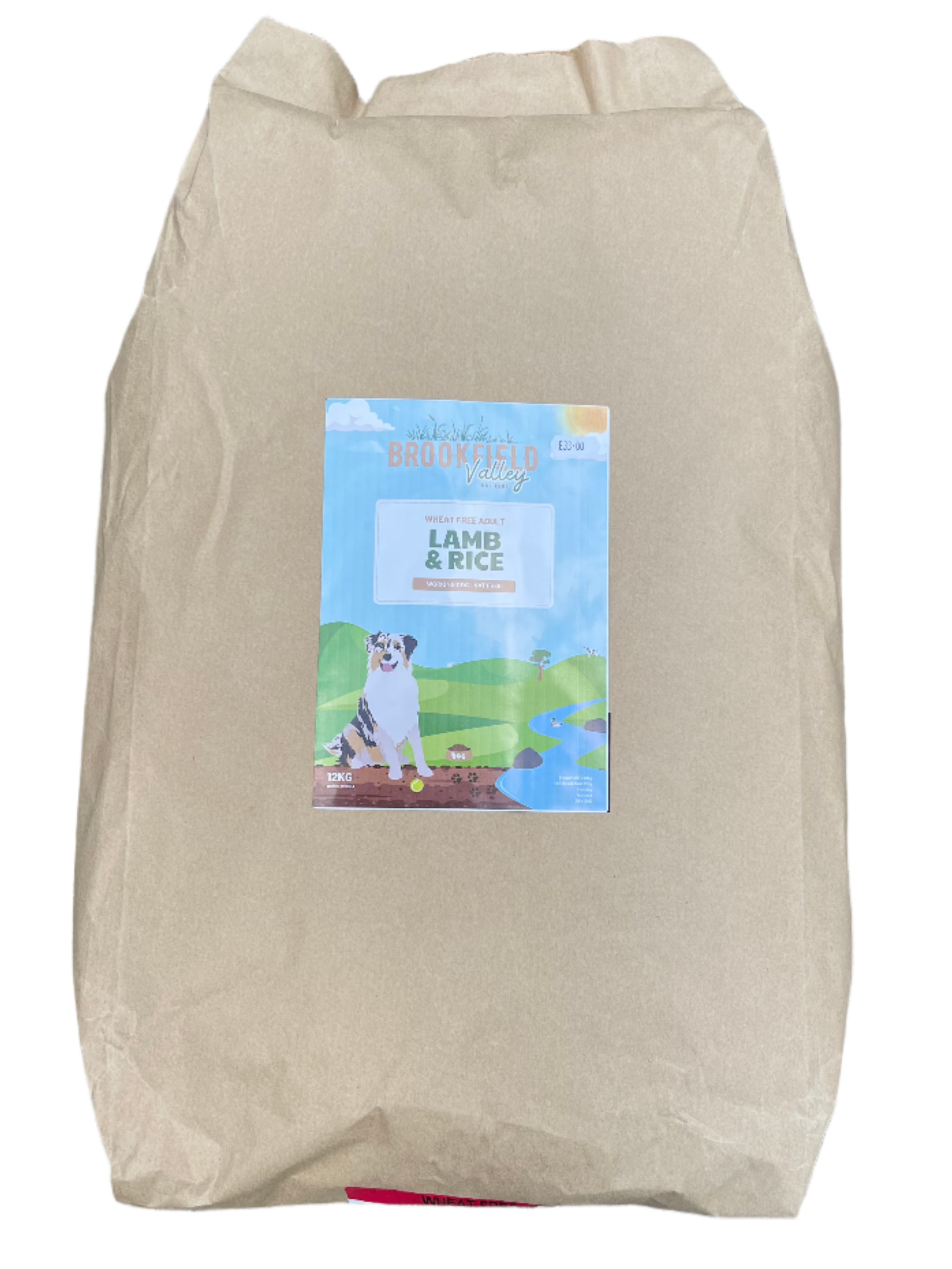 Brookfield Valley Wheat Free Adult Lamb & Rice 12kg