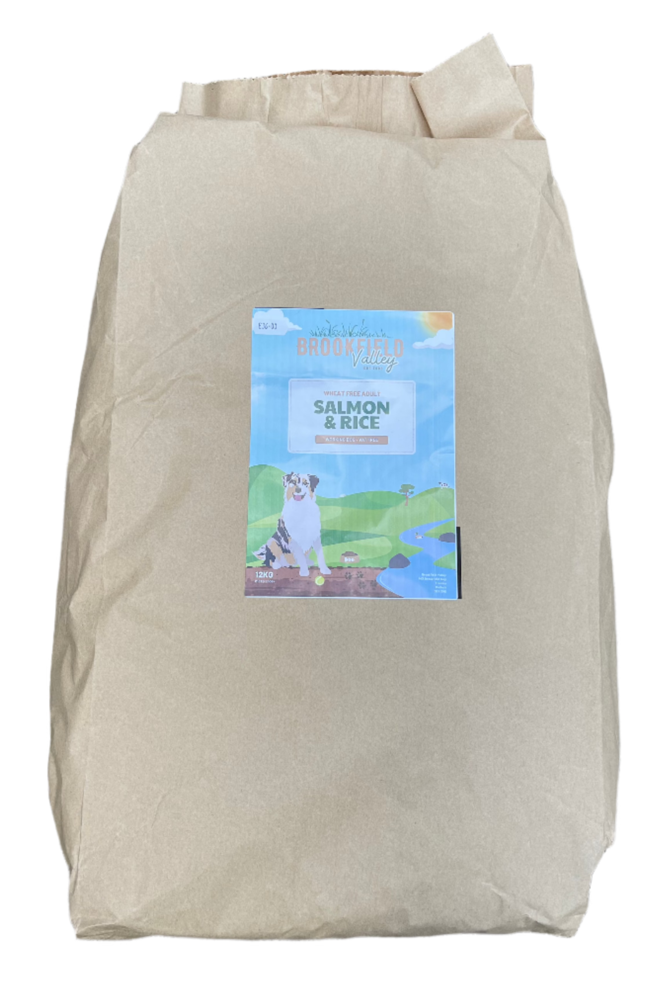 Brookfield Valley Wheat Free Adult Salmon & Rice 12kg