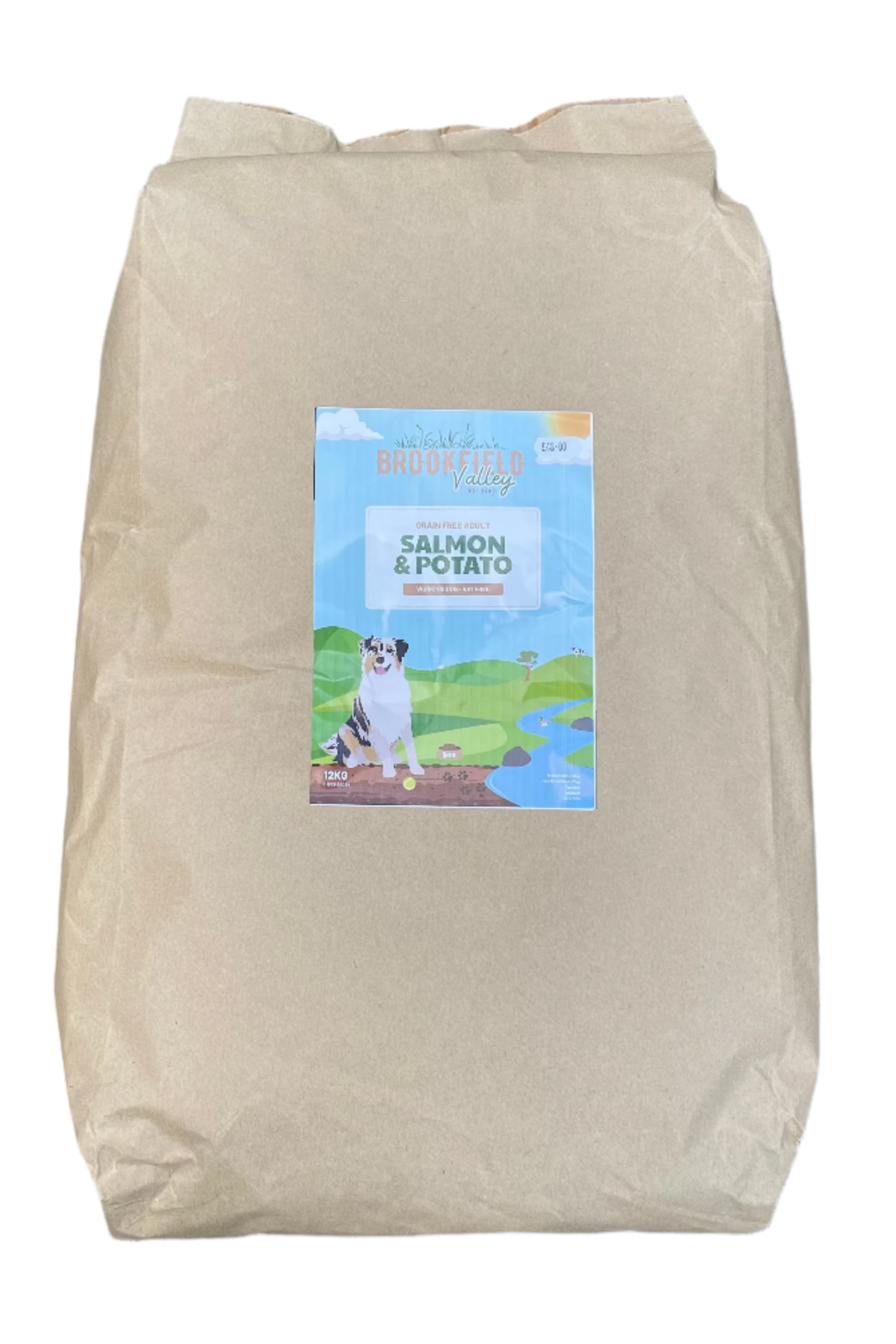 Brookfield Valley Grain Free Adult Salmon & Potato 12kg