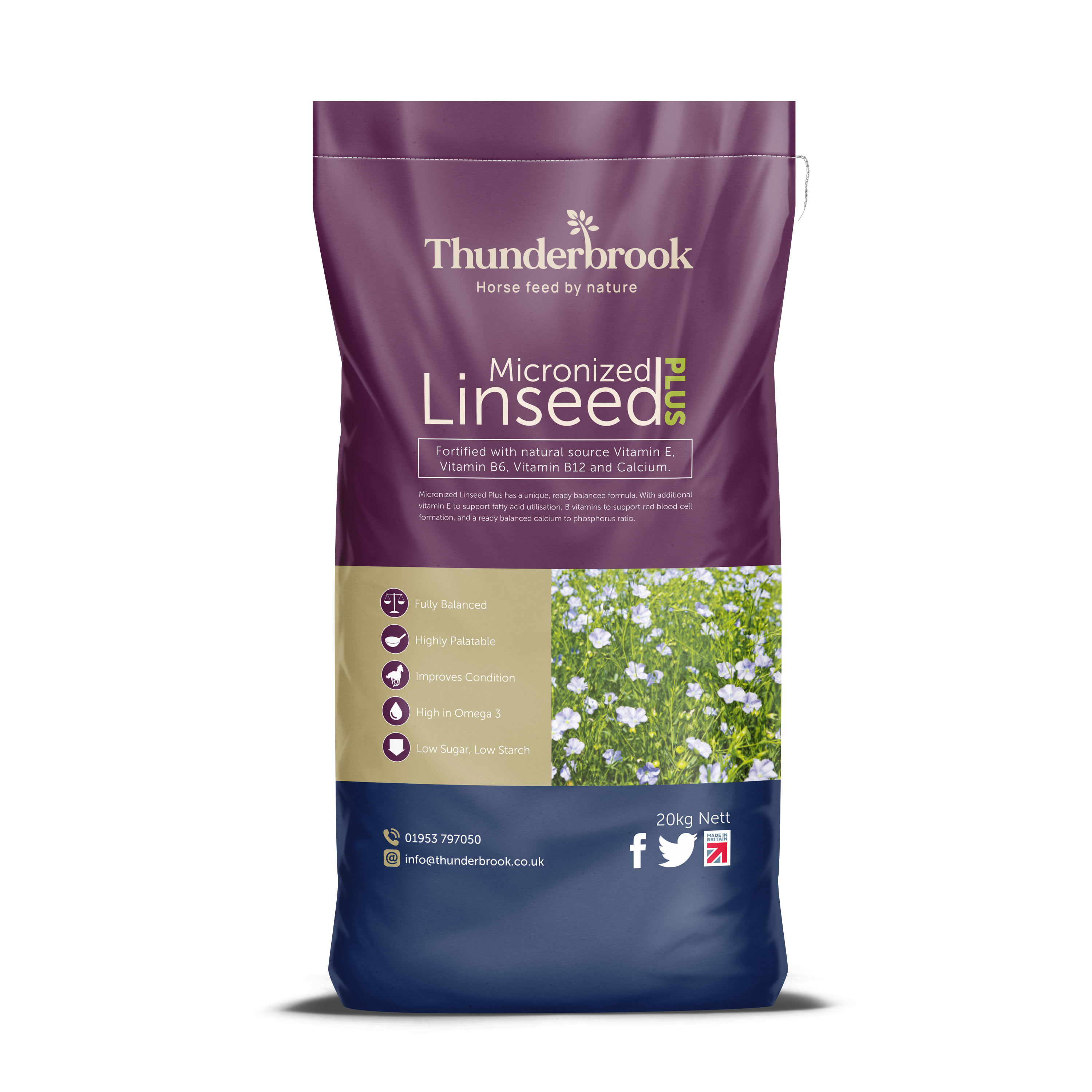 Thunderbrook Micronized Linseed Plus 20kg