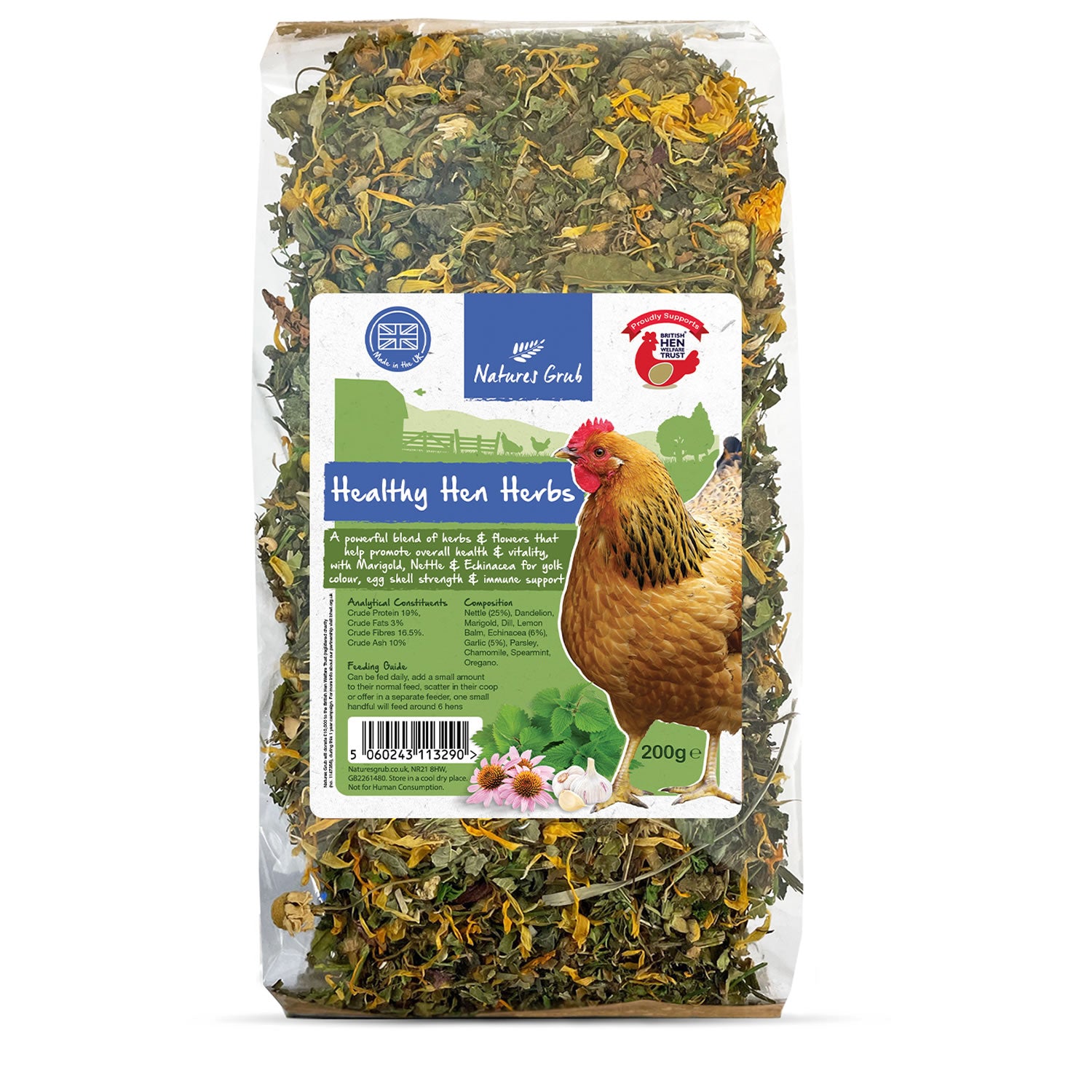 NATURE'S GRUB HEALTHY HEN HERB