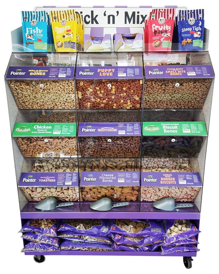 Foldhill Pick N Mix Dog Treat Tubs 350g