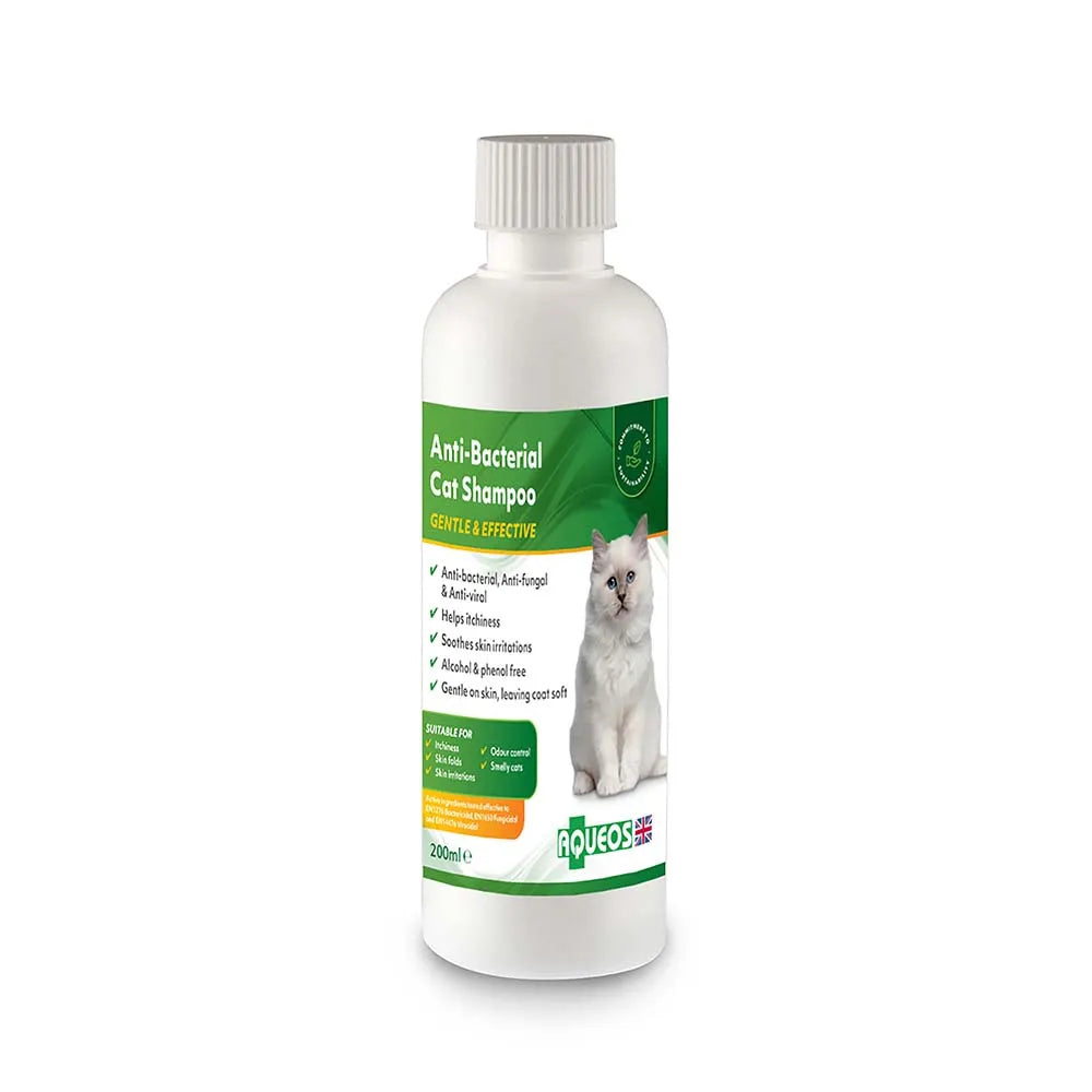 Aqueos Anti-Bacterial Cat Shampoo