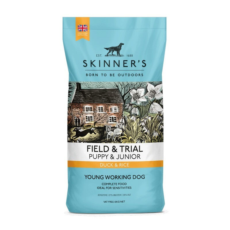 Skinners Field & Trial Puppy Duck & Rice 15kg