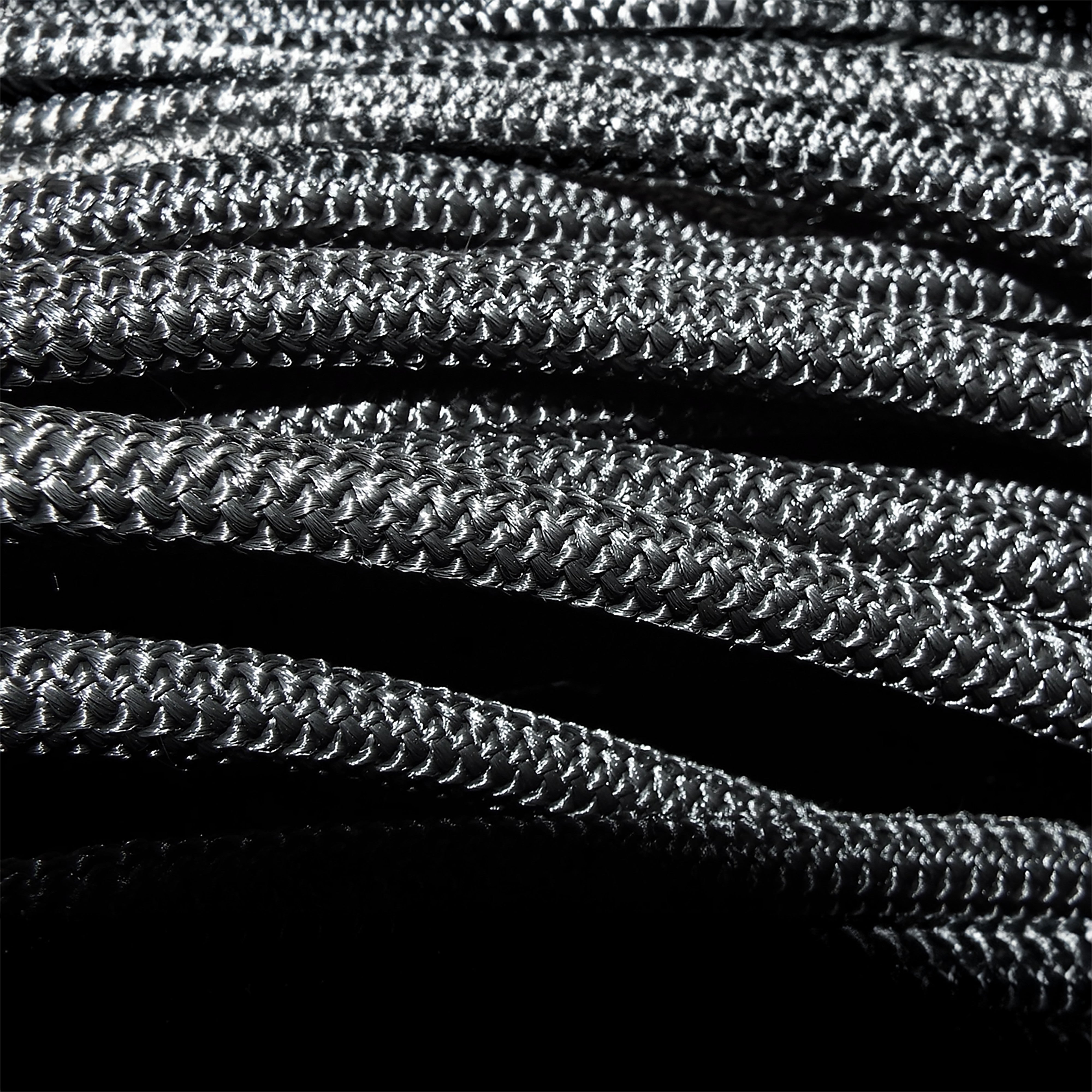 Grey S-Grade Tarpaulin with 10m of 6mm Bungee Rope and 10 x Slide Type Tarp Clips