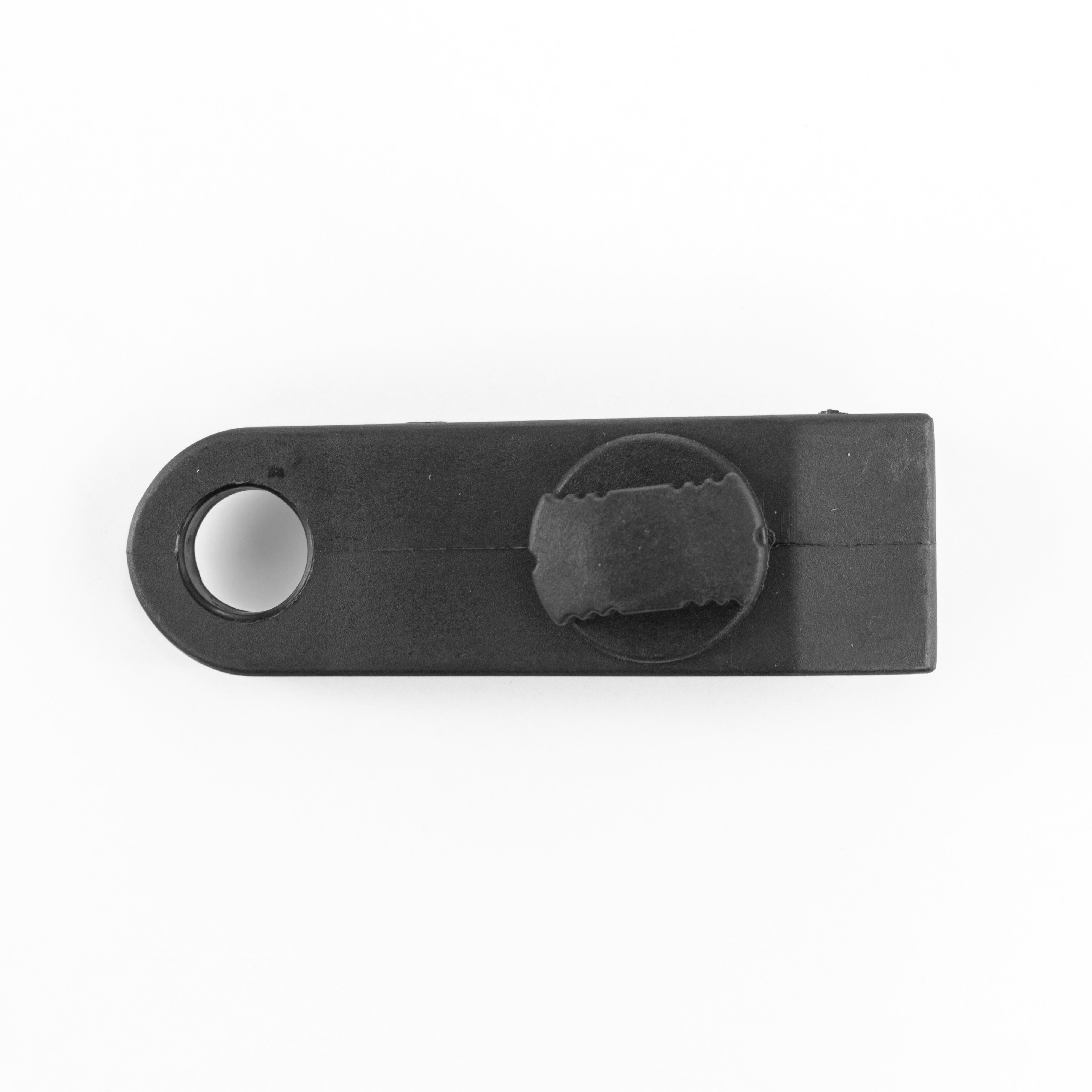 Green/Brown L-Grade Tarpaulin with 10 x 6" Bungee Balls (Black) and 10 x Screw Type Tarp Clips