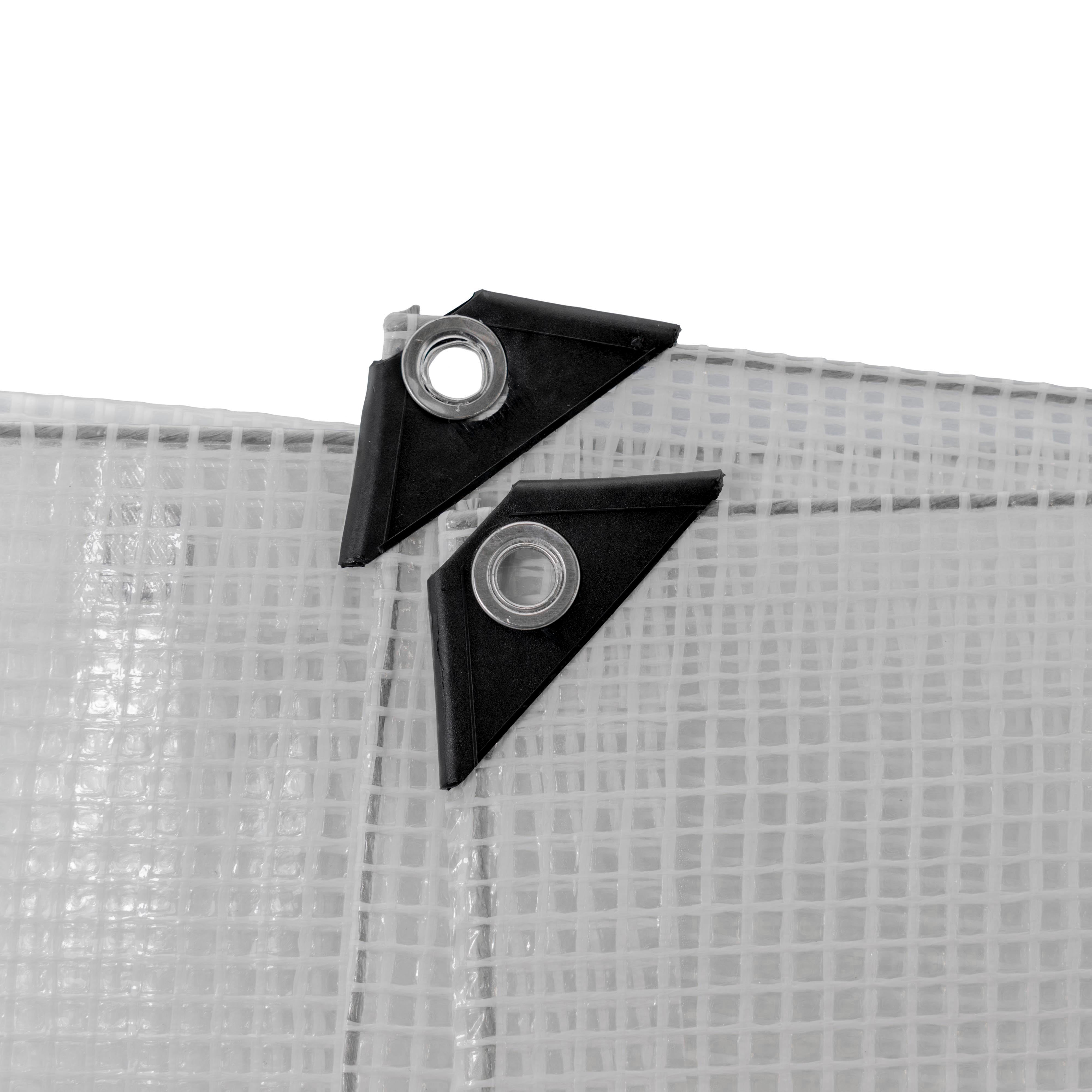 Clear M-Grade Tarpaulin 6m x 8m