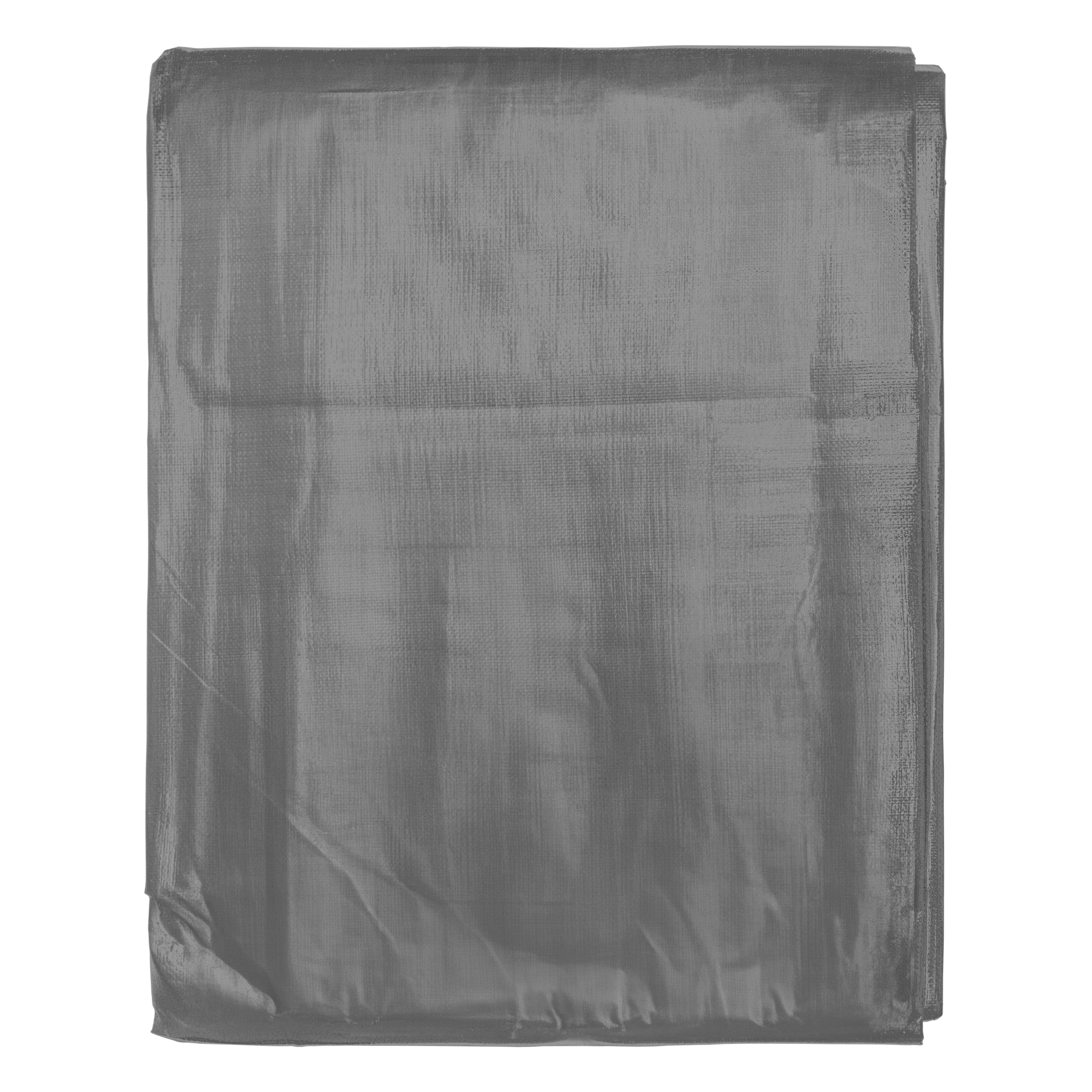 Grey L-Grade Tarpaulin 3m x 4m