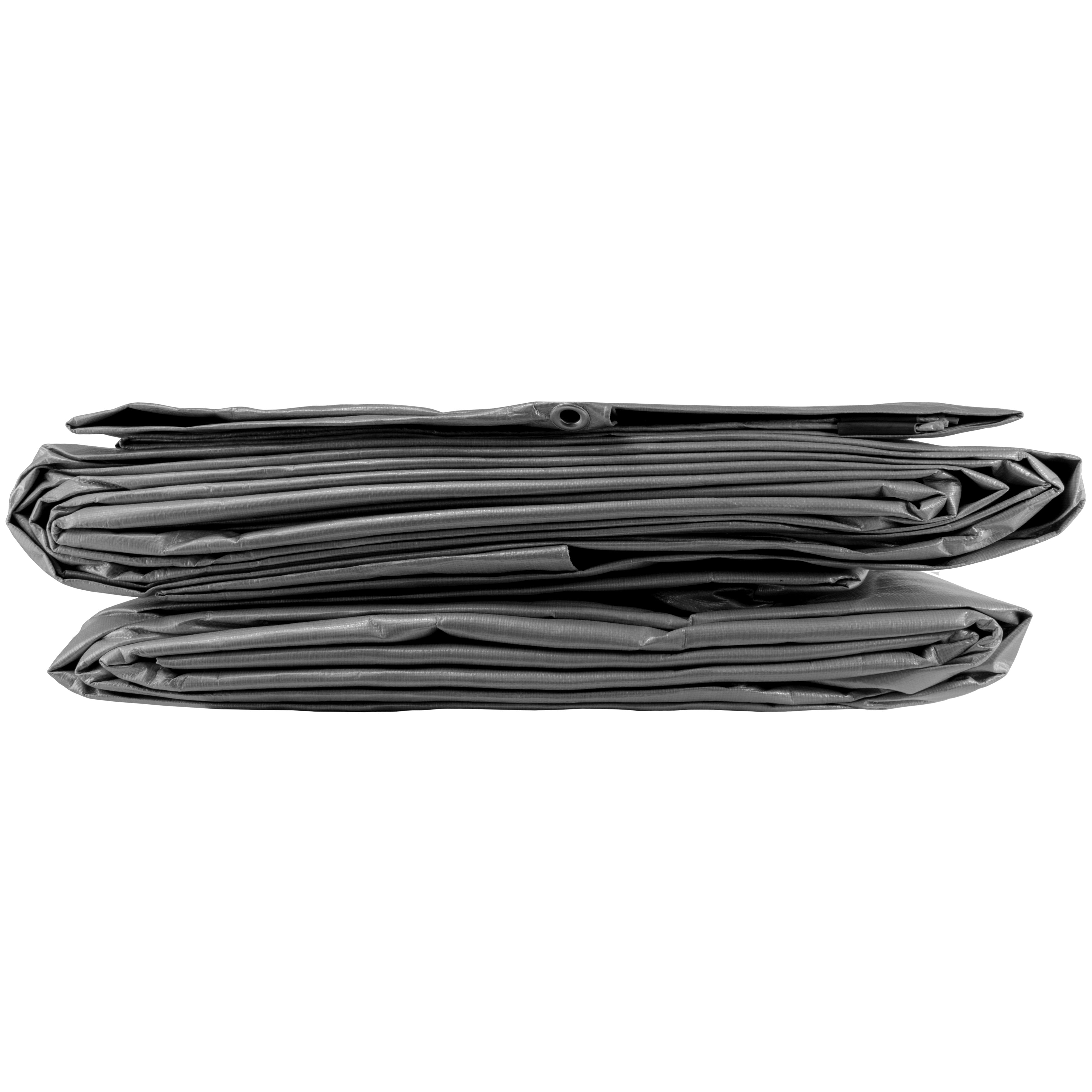 Grey L-Grade Tarpaulin 3m x 4m