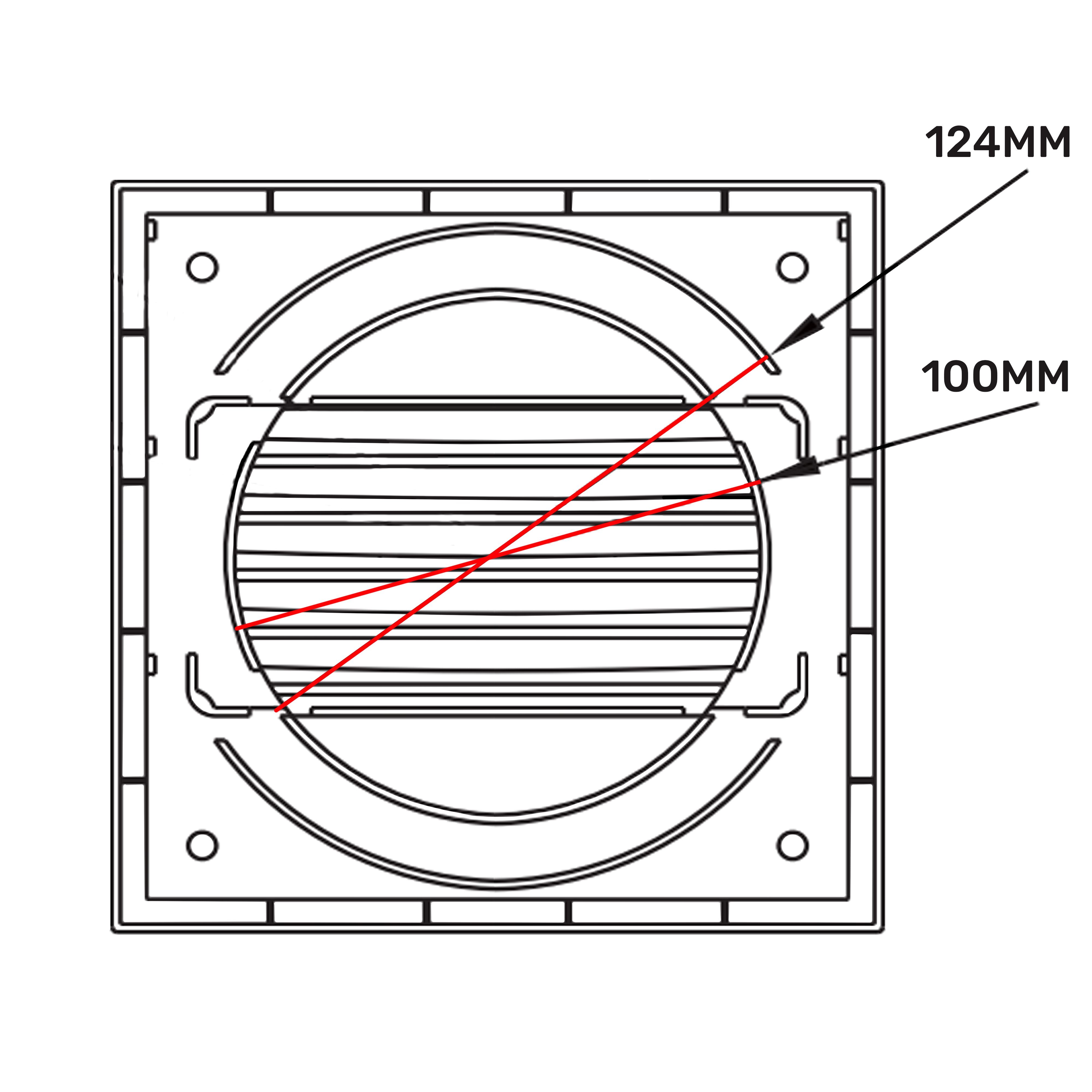 Louvre Vent KR100/125